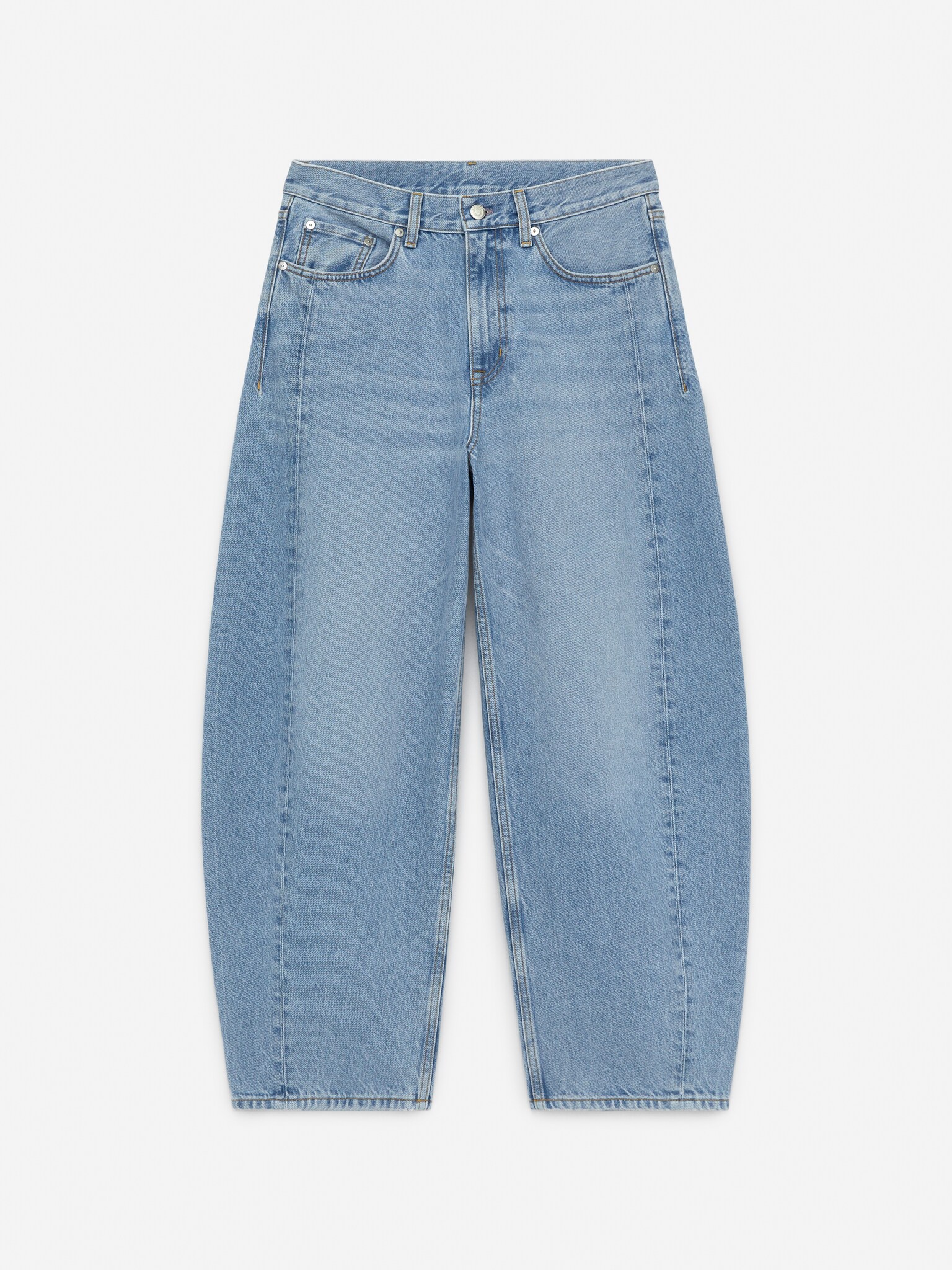 Jean barrel BLOOM - Bleu ciel/Noir/Blanc/Bleu