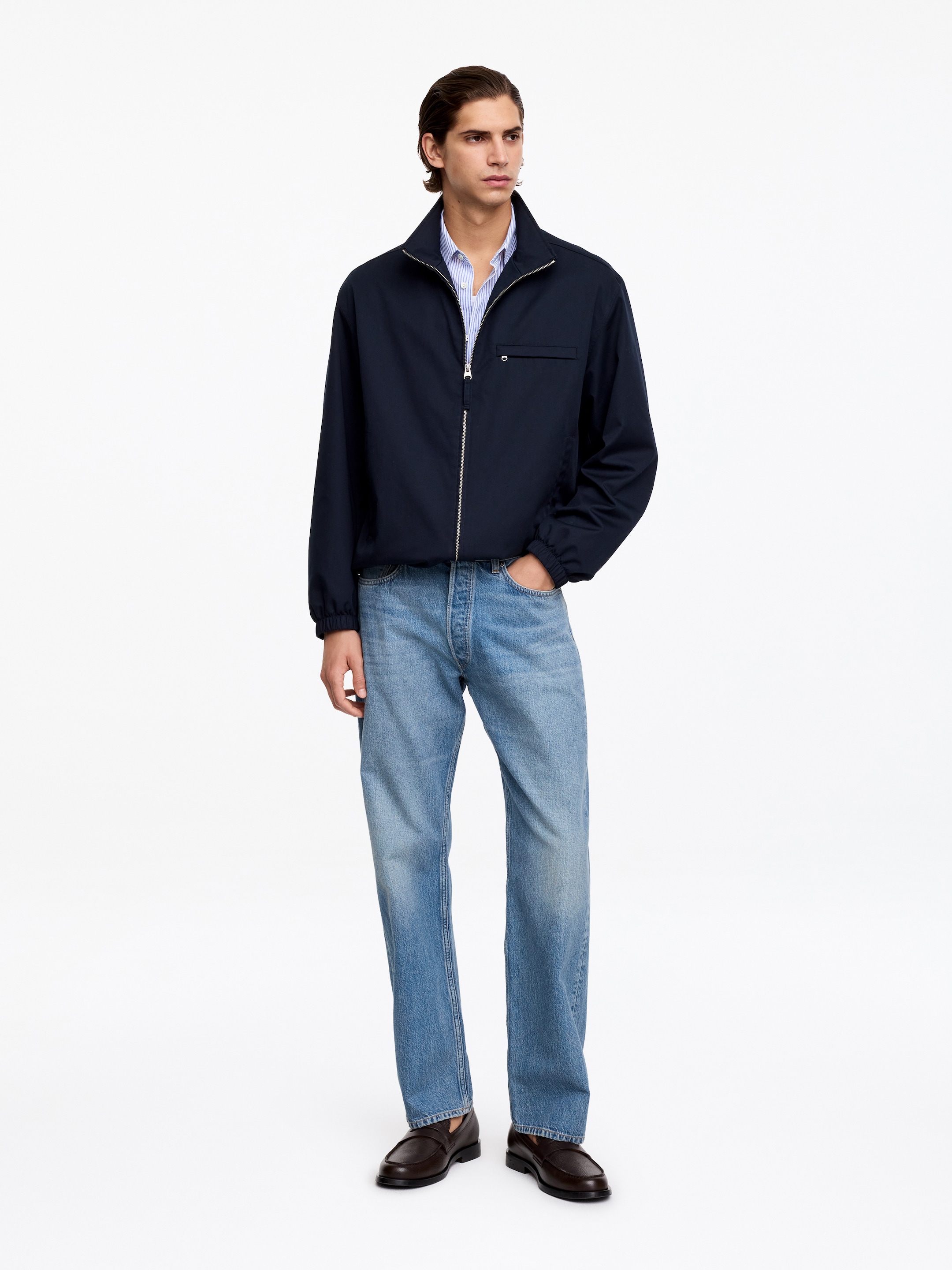 CLIFF Regular Straight Jeans-#4e6c8b-16541