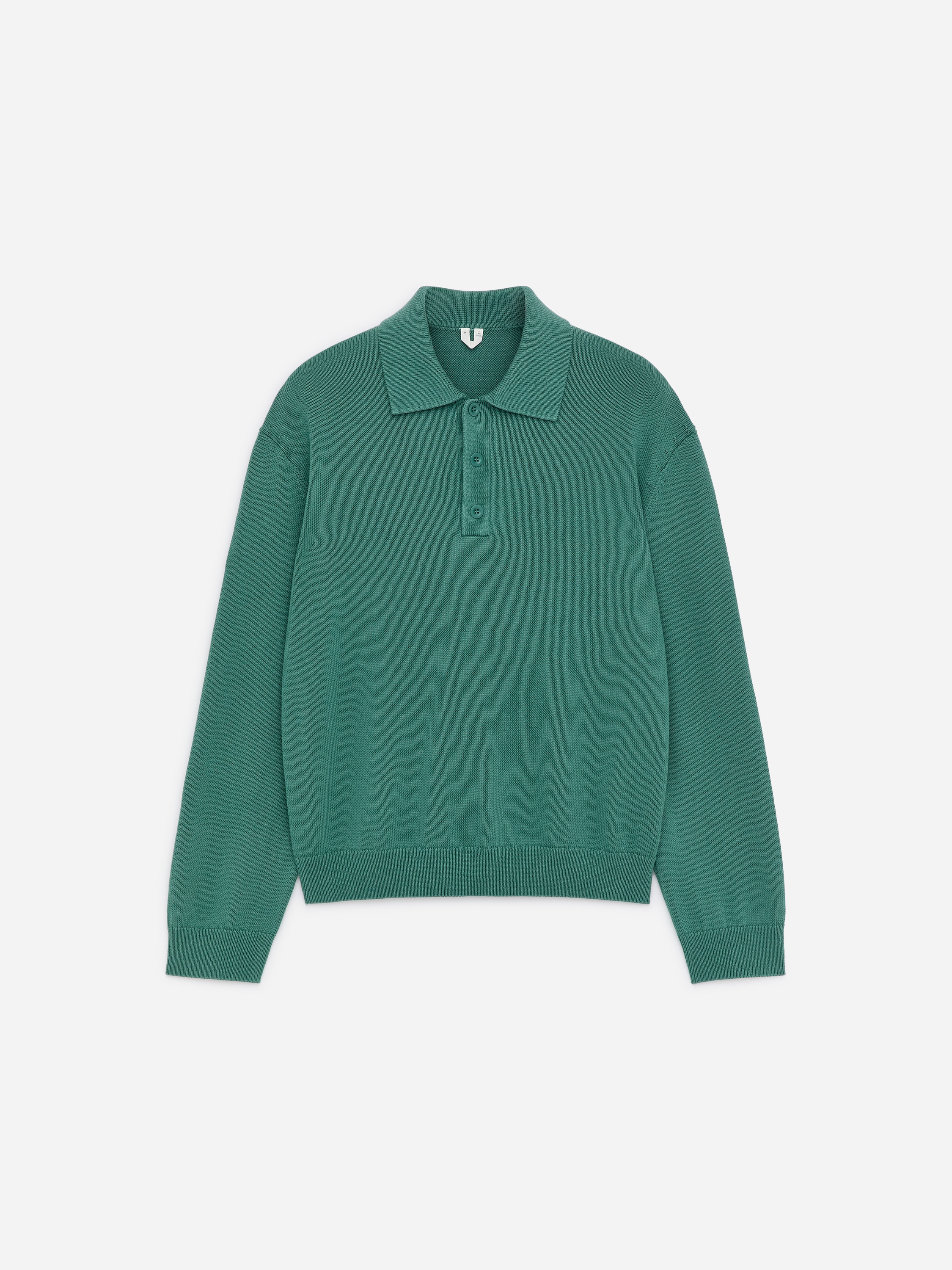 Polo de lyocell y algodón - Verde