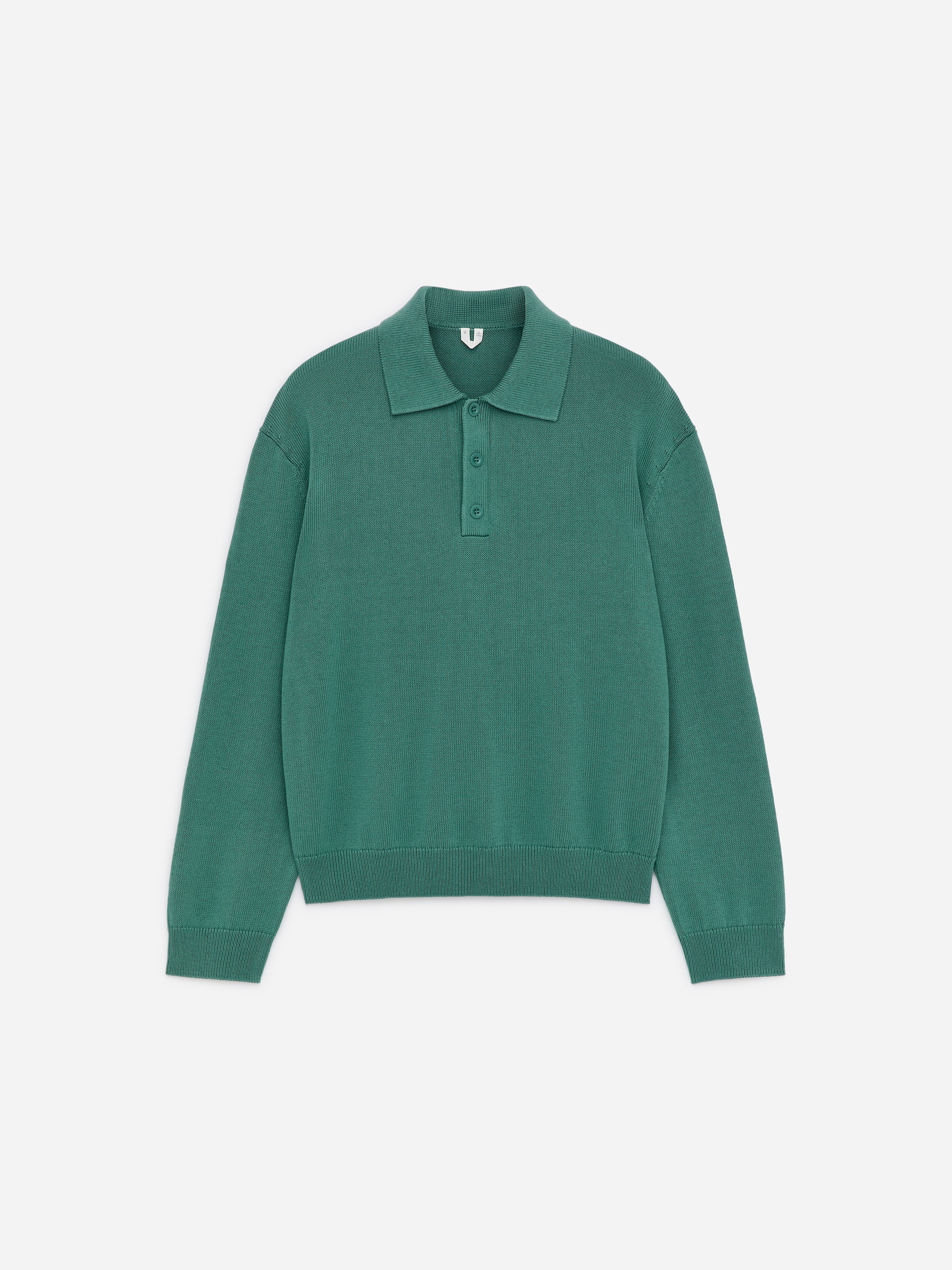 Cotton Lyocell Polo Shirt-Green-18031