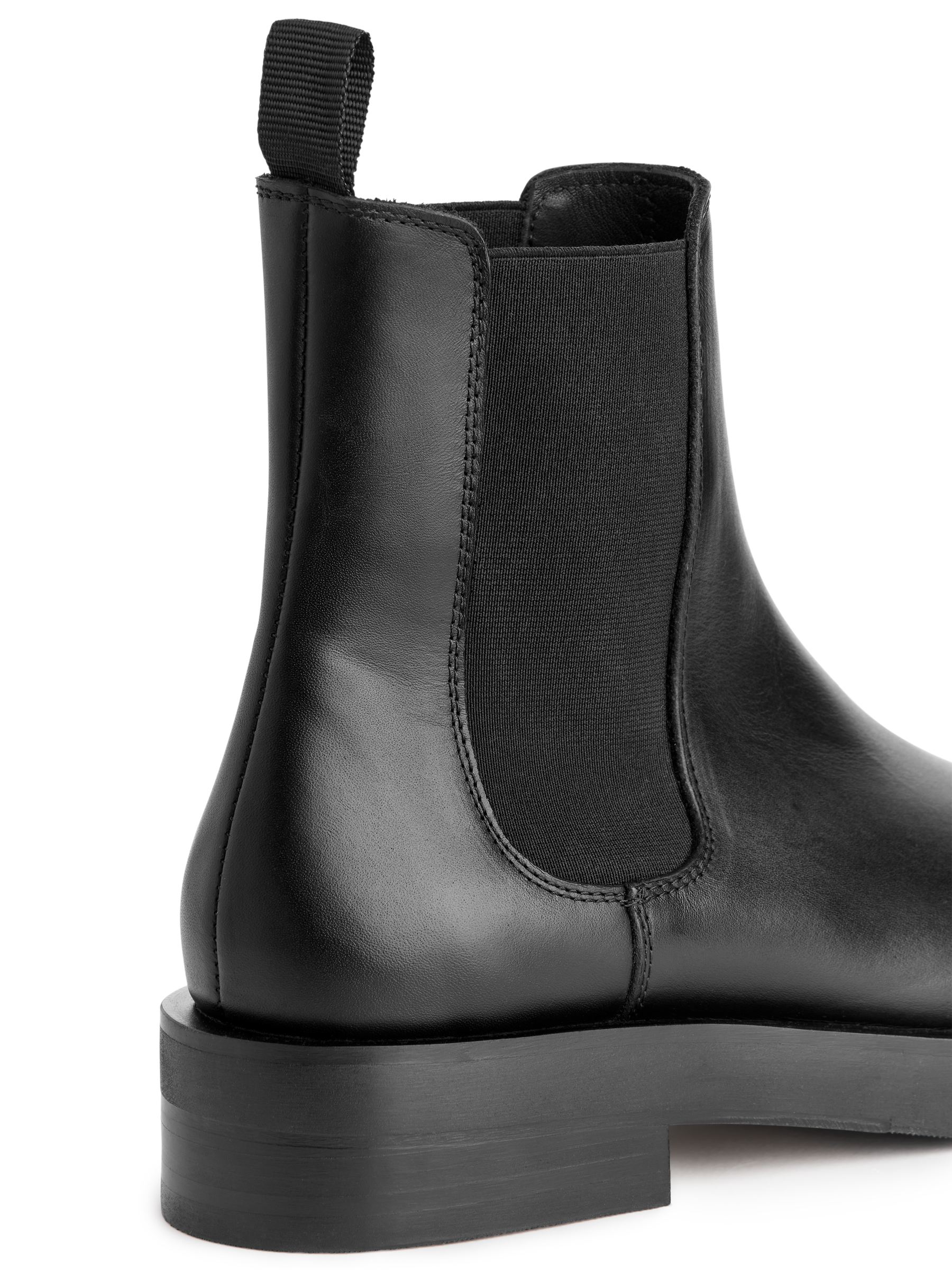 靴 arket Chunky Chelsea Boots Chunky Chelsea Boots – Black – Women – ARKET DK