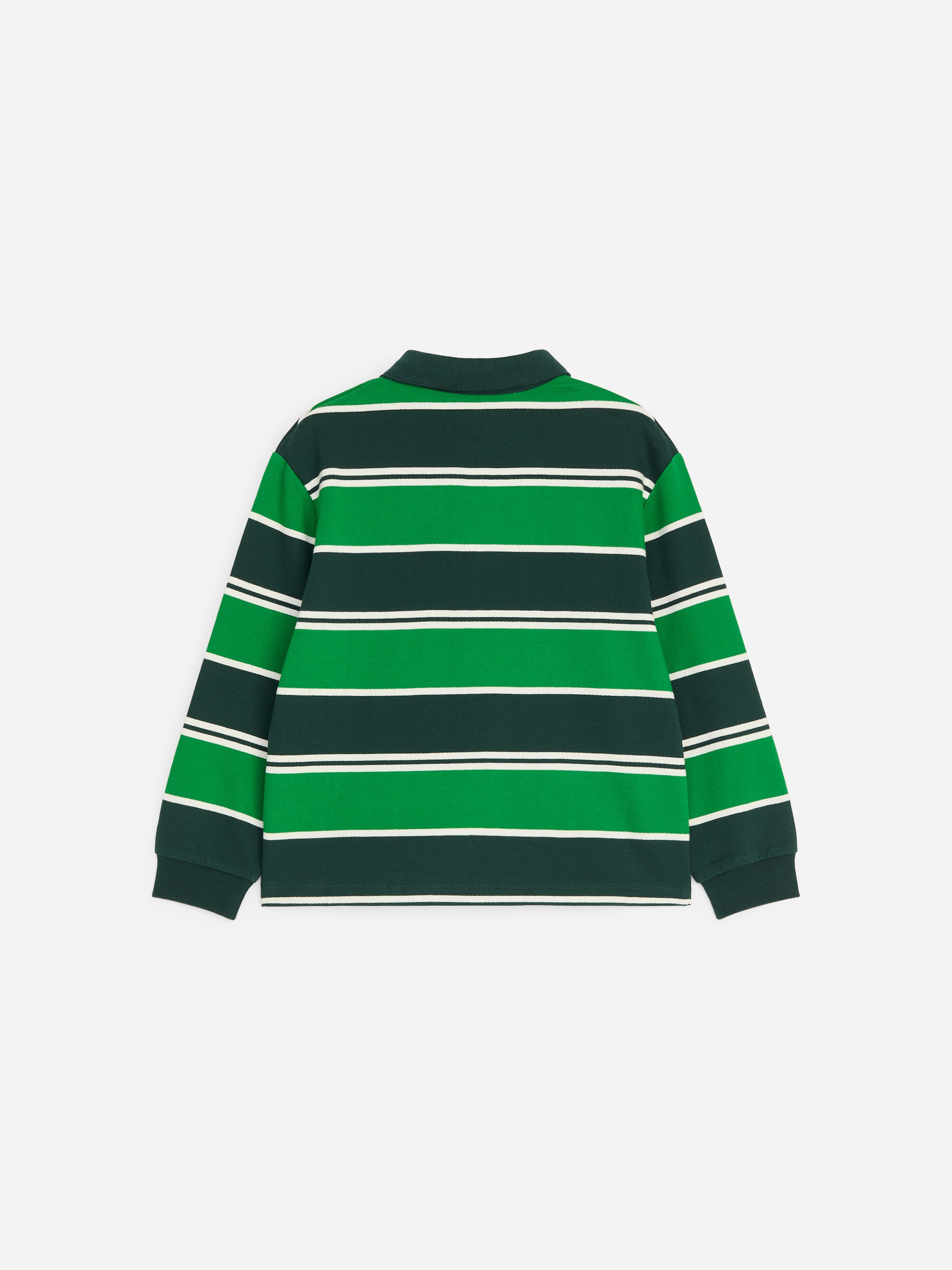 Rugby Shirt - Green/White - Relaxed fit - children - StillMedia/DescriptiveStillLife - 2