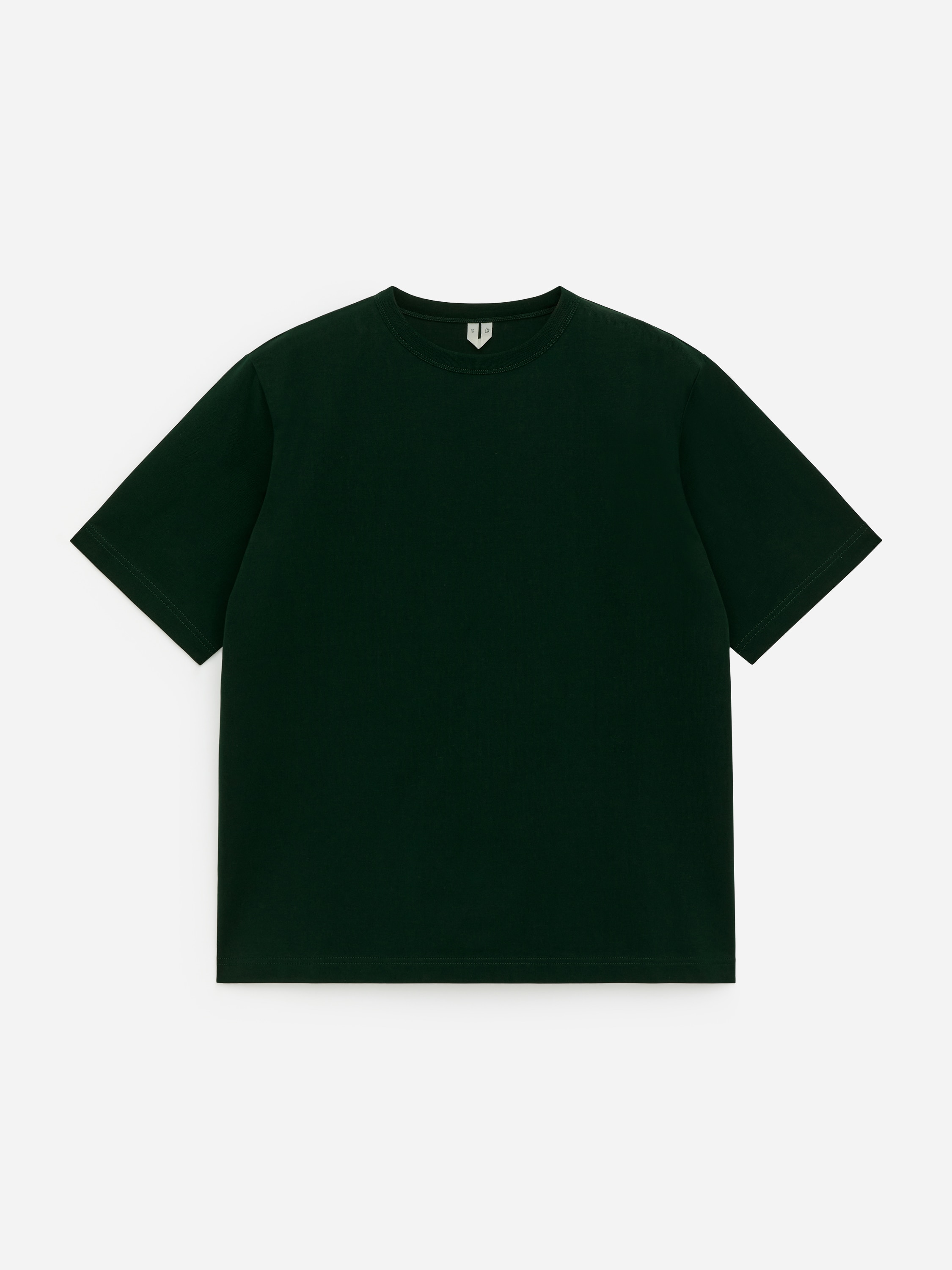 Oversized tričko 270 GSM - Tmavě zelená/Burgundy/Ovesná/Black/White/Tmavě modrá/Tmavě hnědá