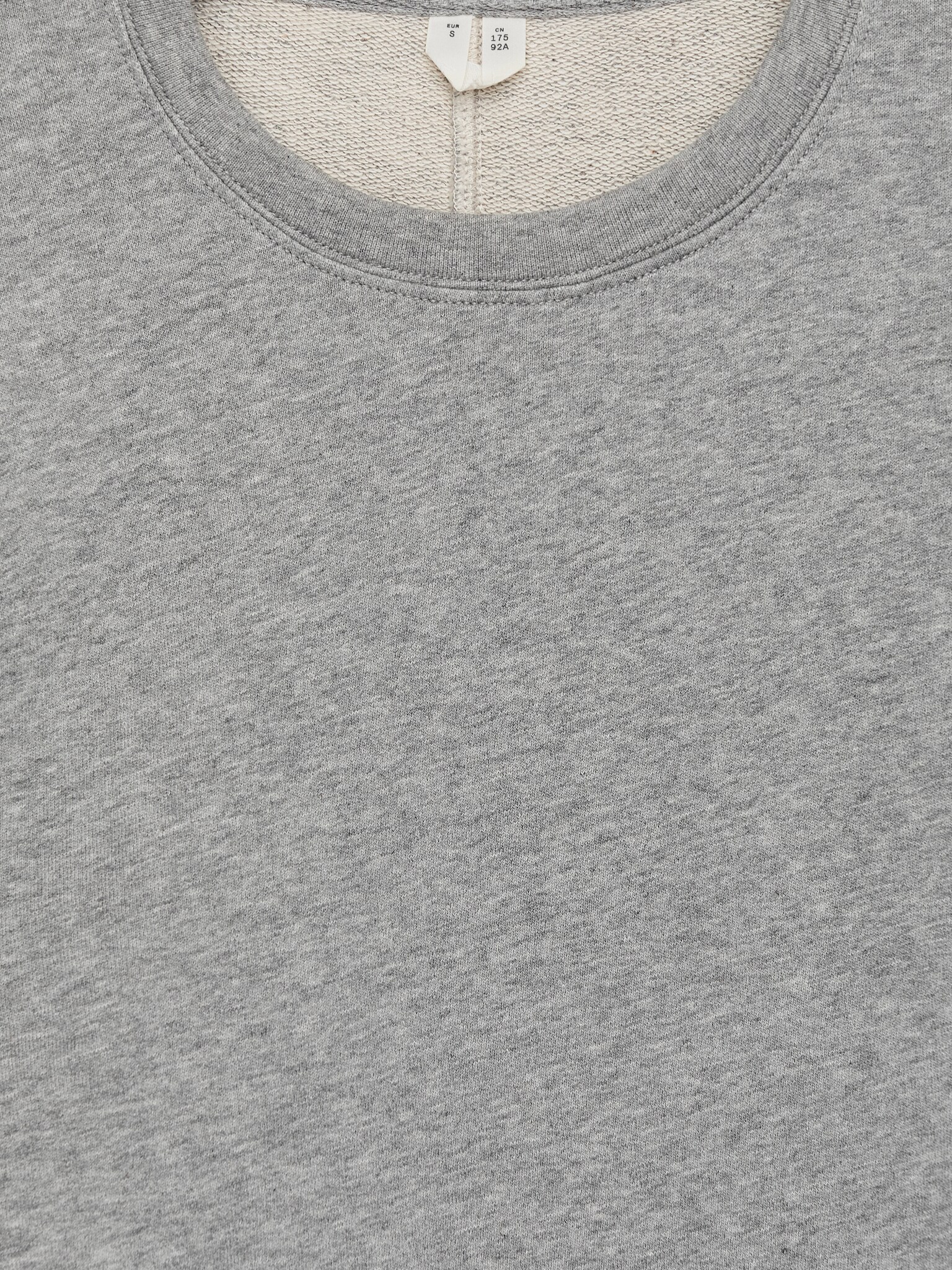 Felpa in cotone dalla silhouette cocoon - Grigio - 2