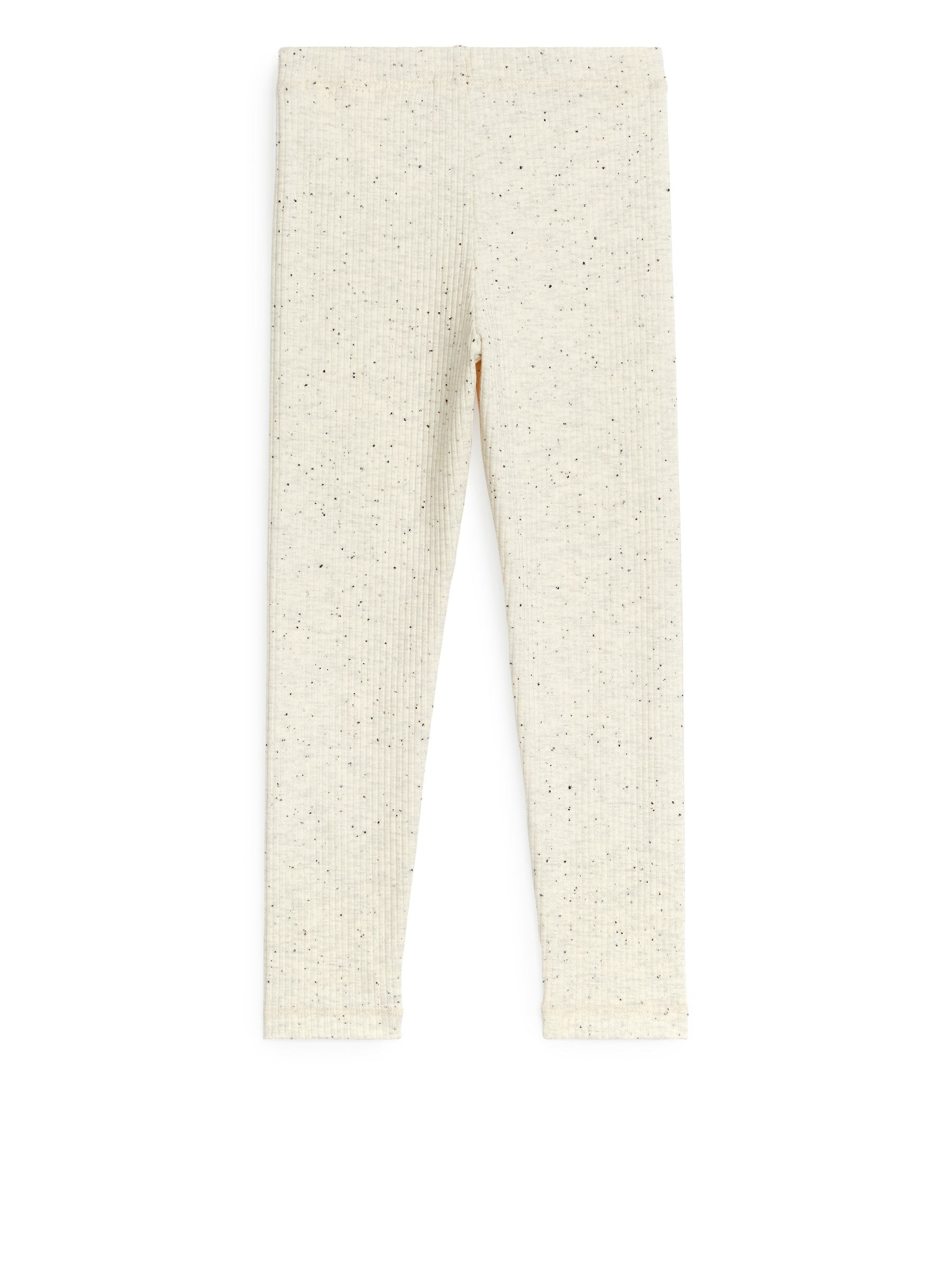 Ribbed Leggings - Off White/Neps - Slim fit - Children - StillMedia/DescriptiveStillLife - 2