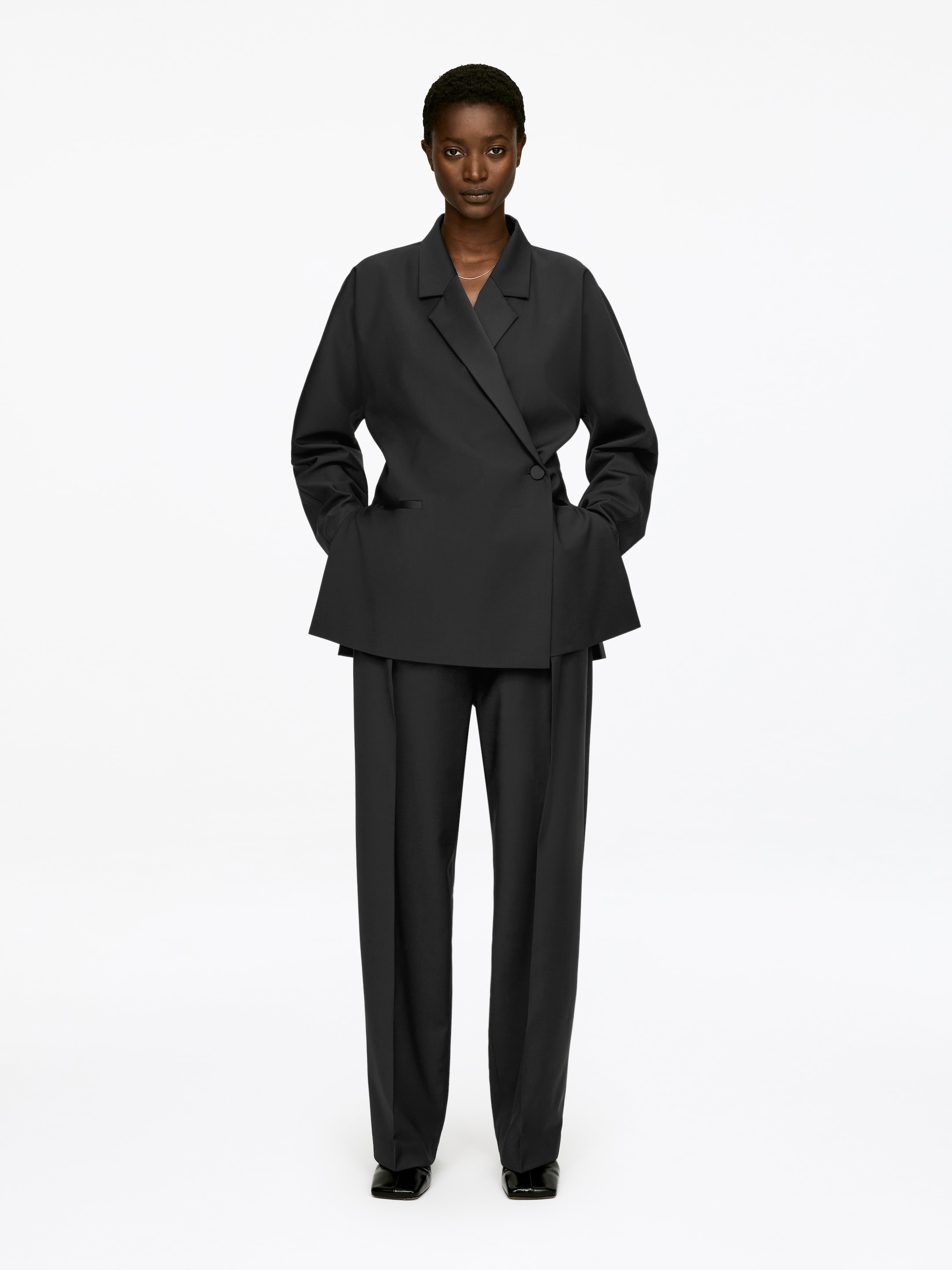 Agrandir l'image: Blazer de smoking - Noir - FEMME | H&M FR 1