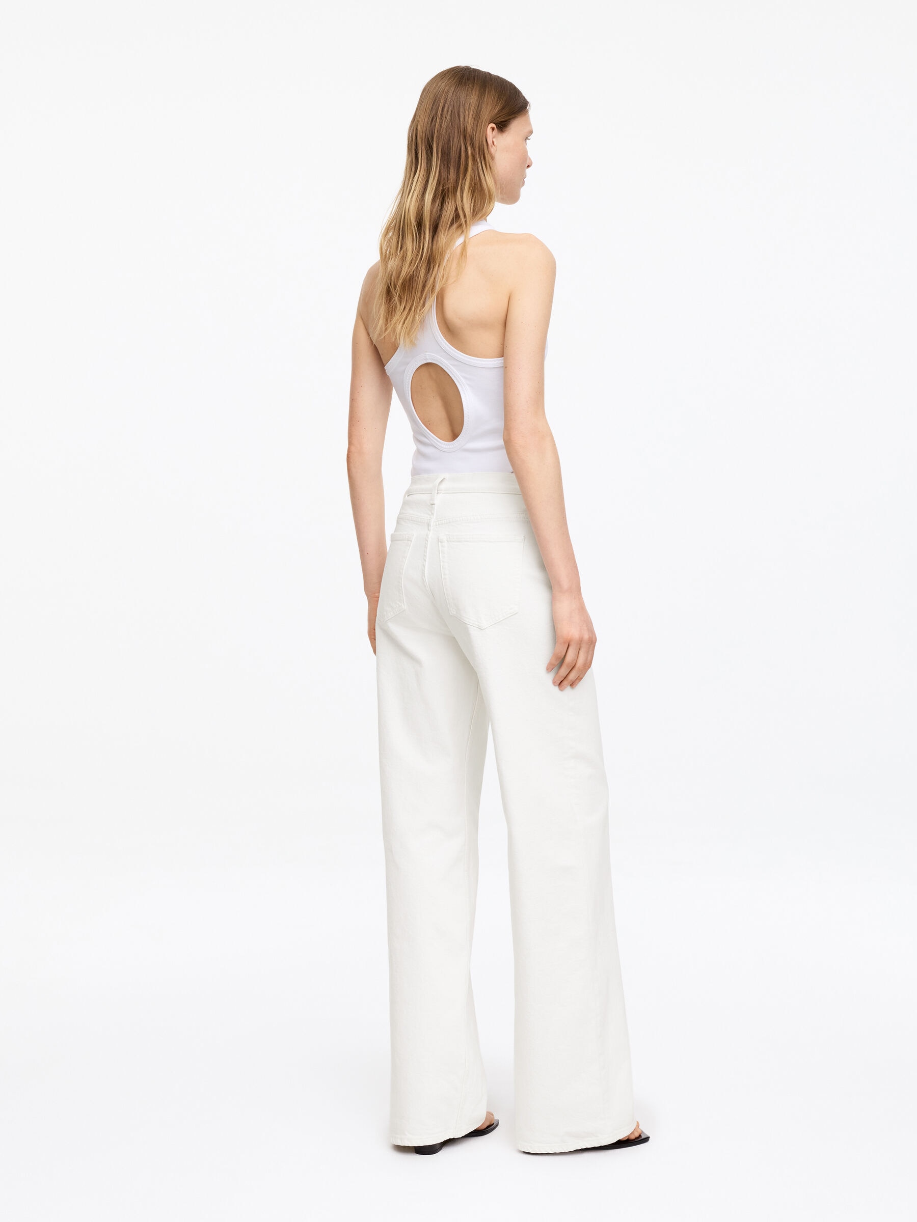 LUPINE Flared Jeans - White - Relaxed fit - Women - StillMedia/Lookbook - 6