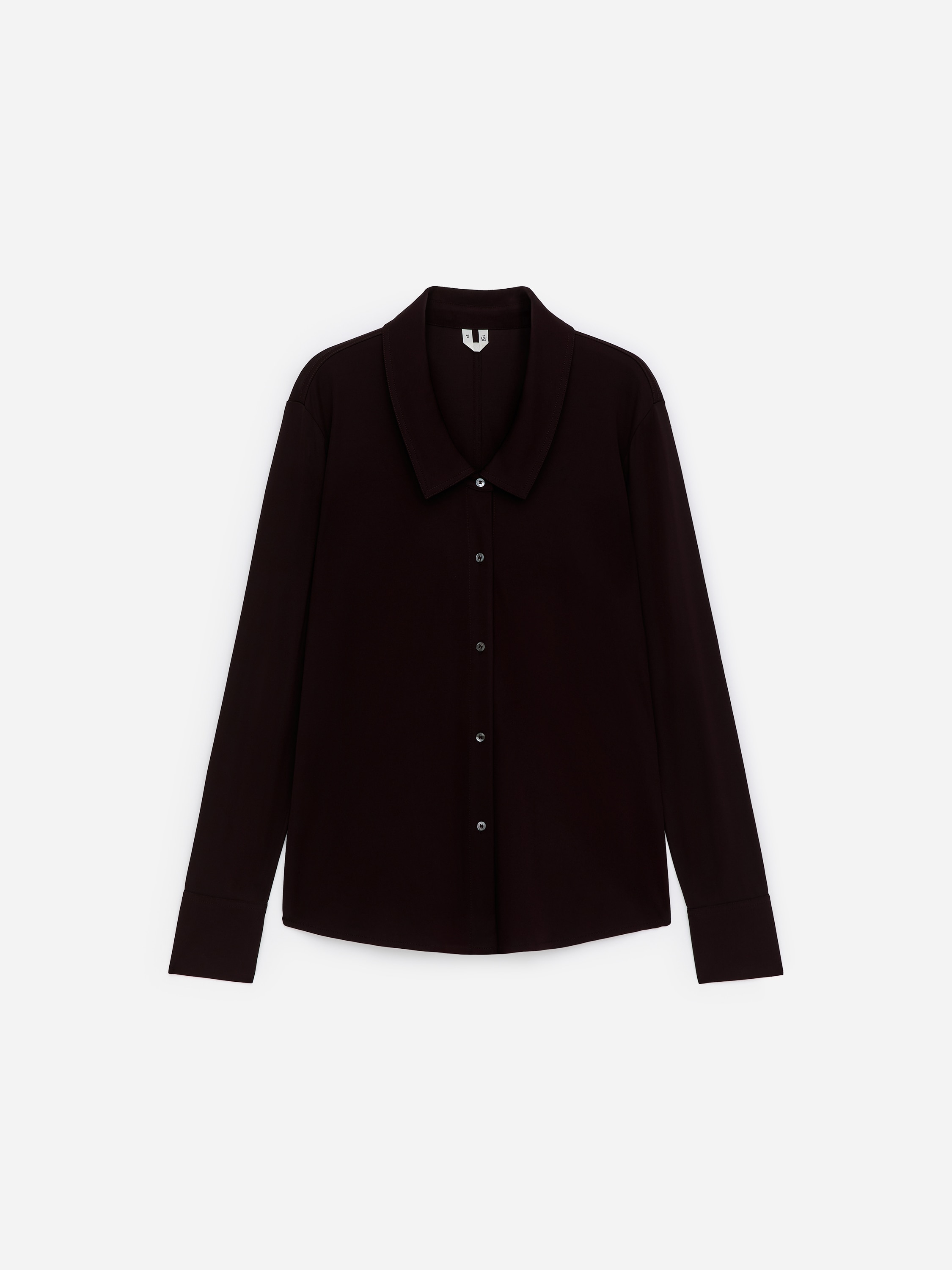 Fluid Jersey Shirt - Dark Red
