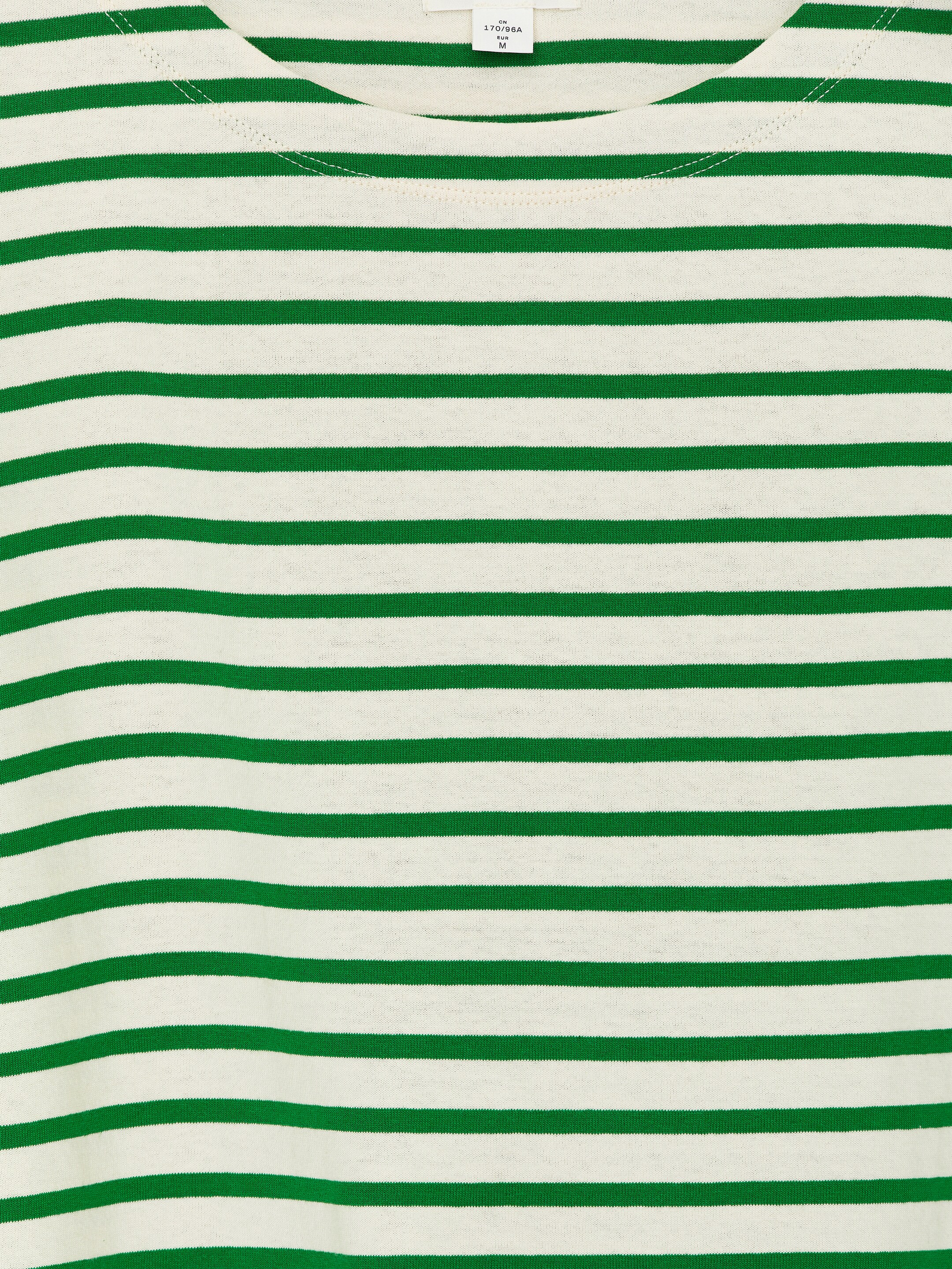 Visa större bild: Långärmad t-shirt - Grön/offwhite - DAM | H&M SE 2