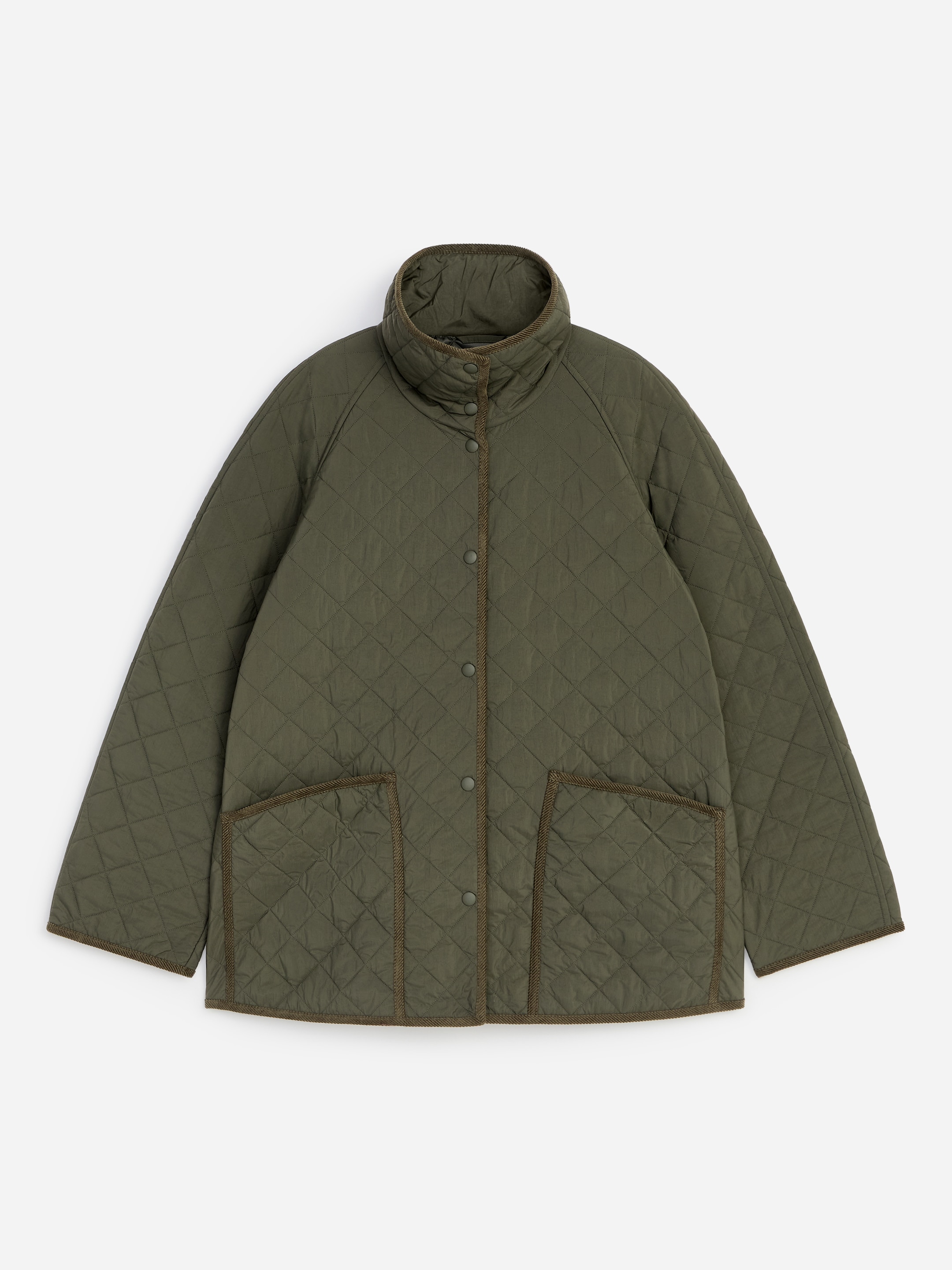 Lockere Steppjacke - Khaki - Oversize - Damen - StillMedia/DescriptiveStillLife - 1