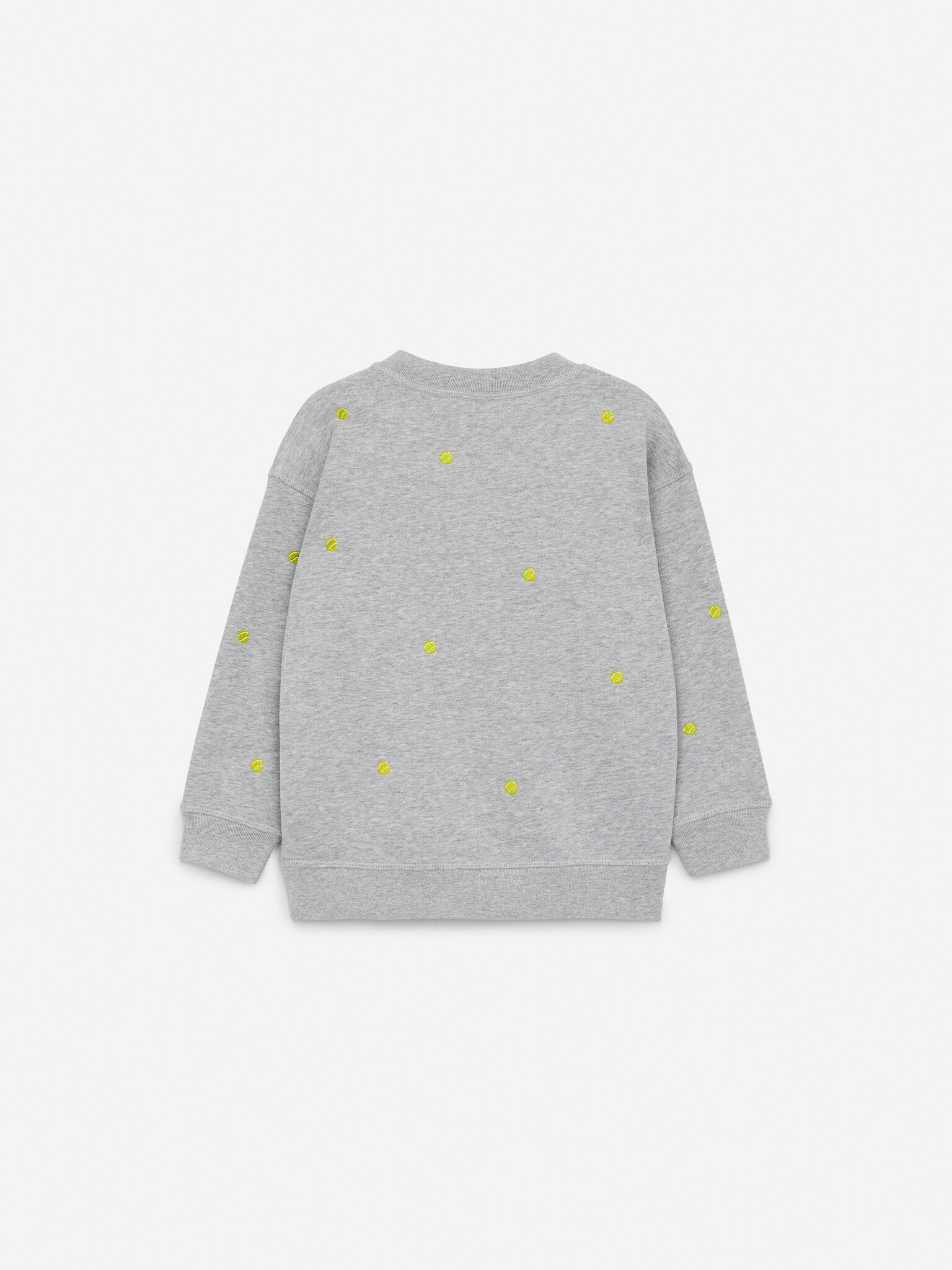 Embroidered Sweatshirt - Grey/Tennis Balls/Dark Blue/Blue/Basket - 2