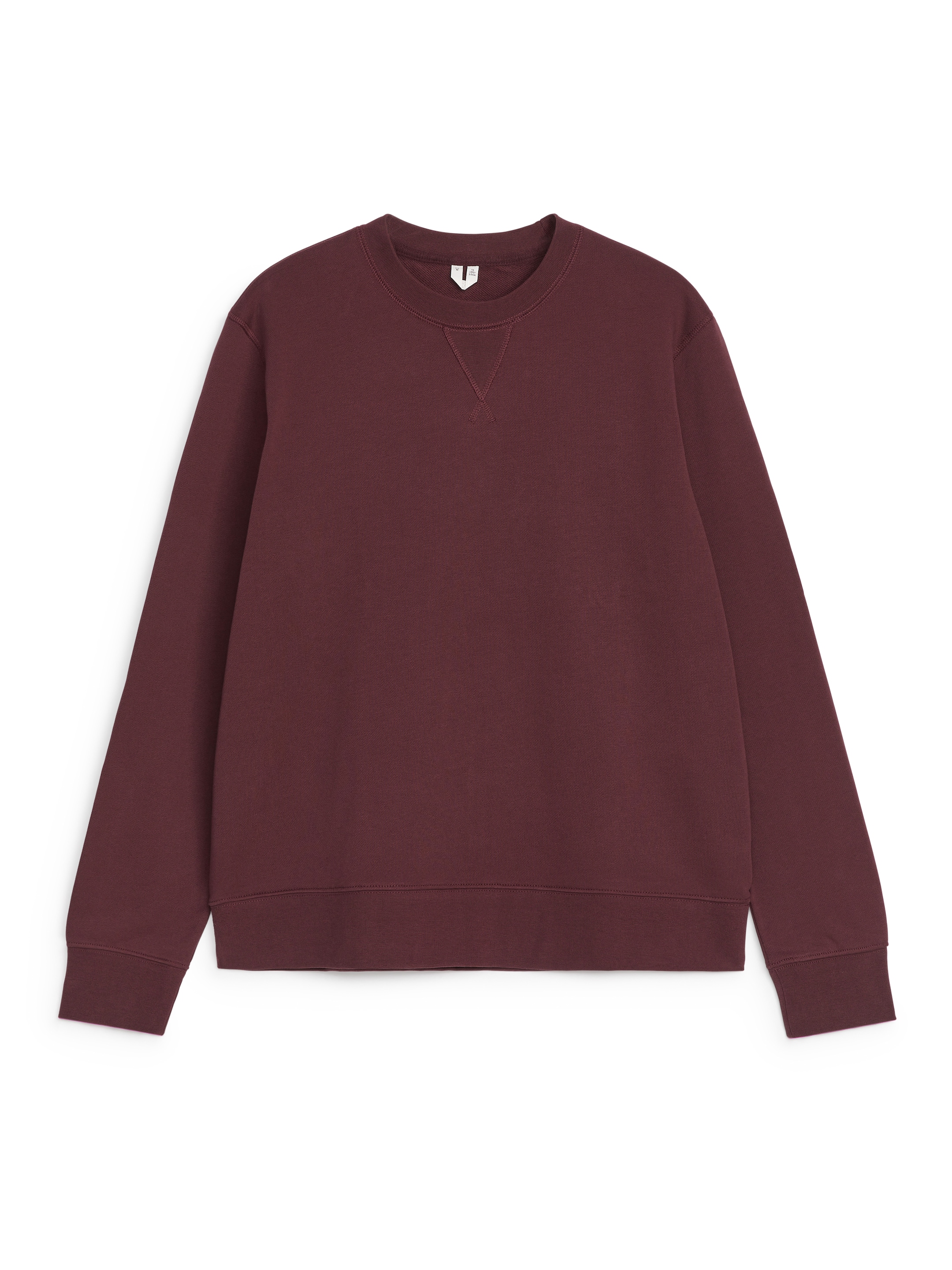 Sweat-shirt en tissu éponge-#583A3C-11557