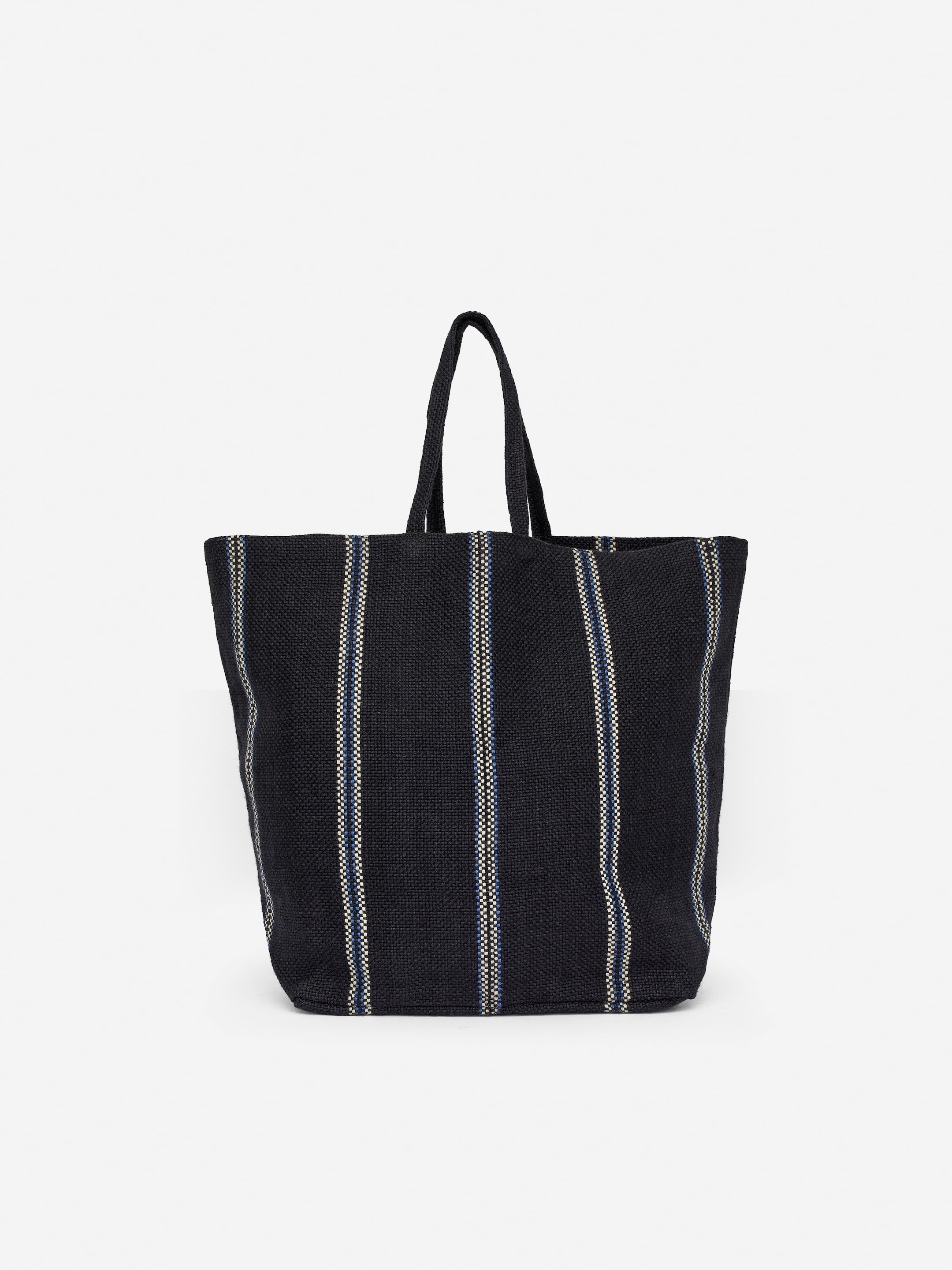 Visualizza immagine più grande: Borsa in iuta - Blu scuro - HOME | H&M IT 1