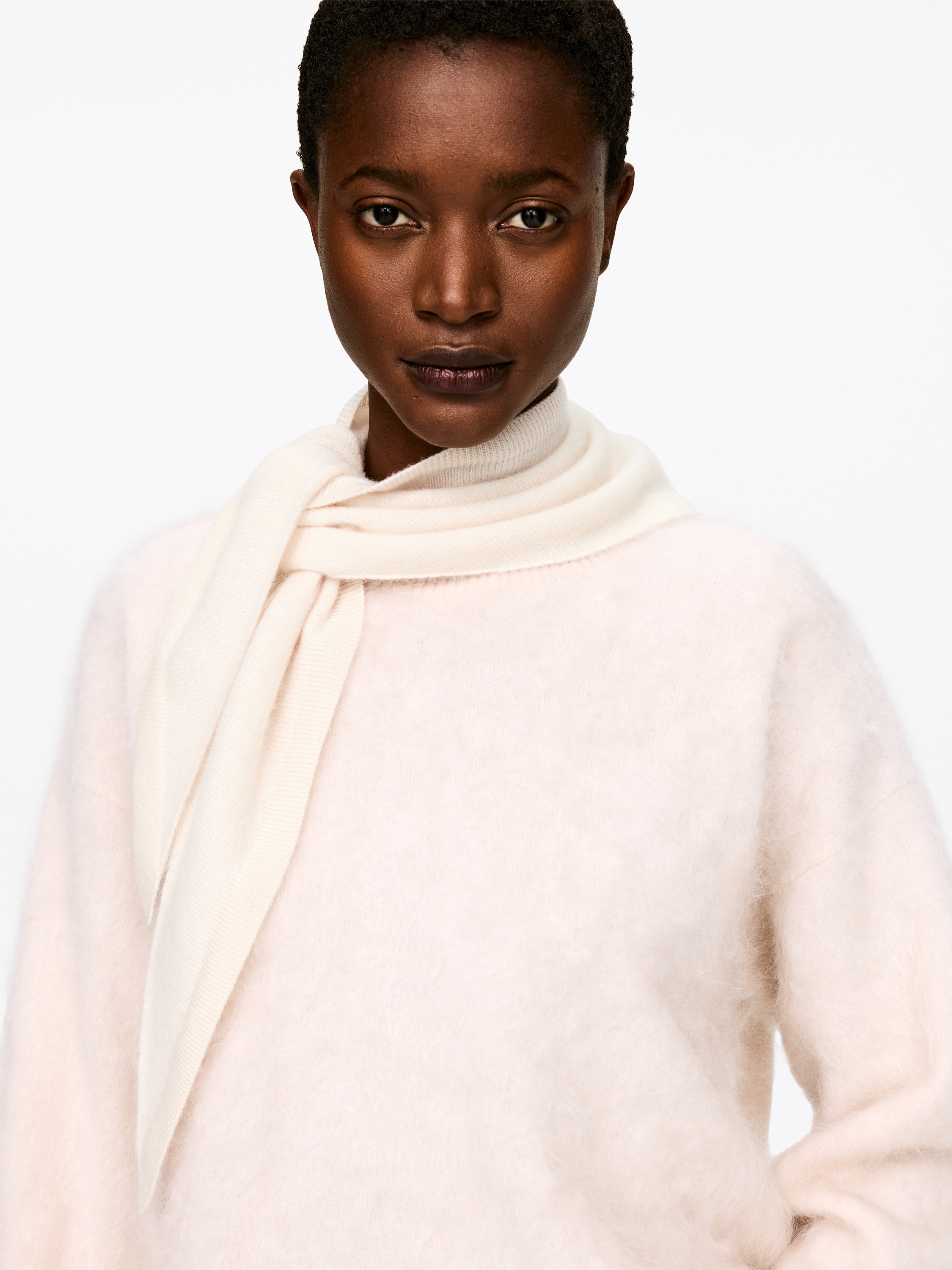 Halsduk i kashmir - Off-white