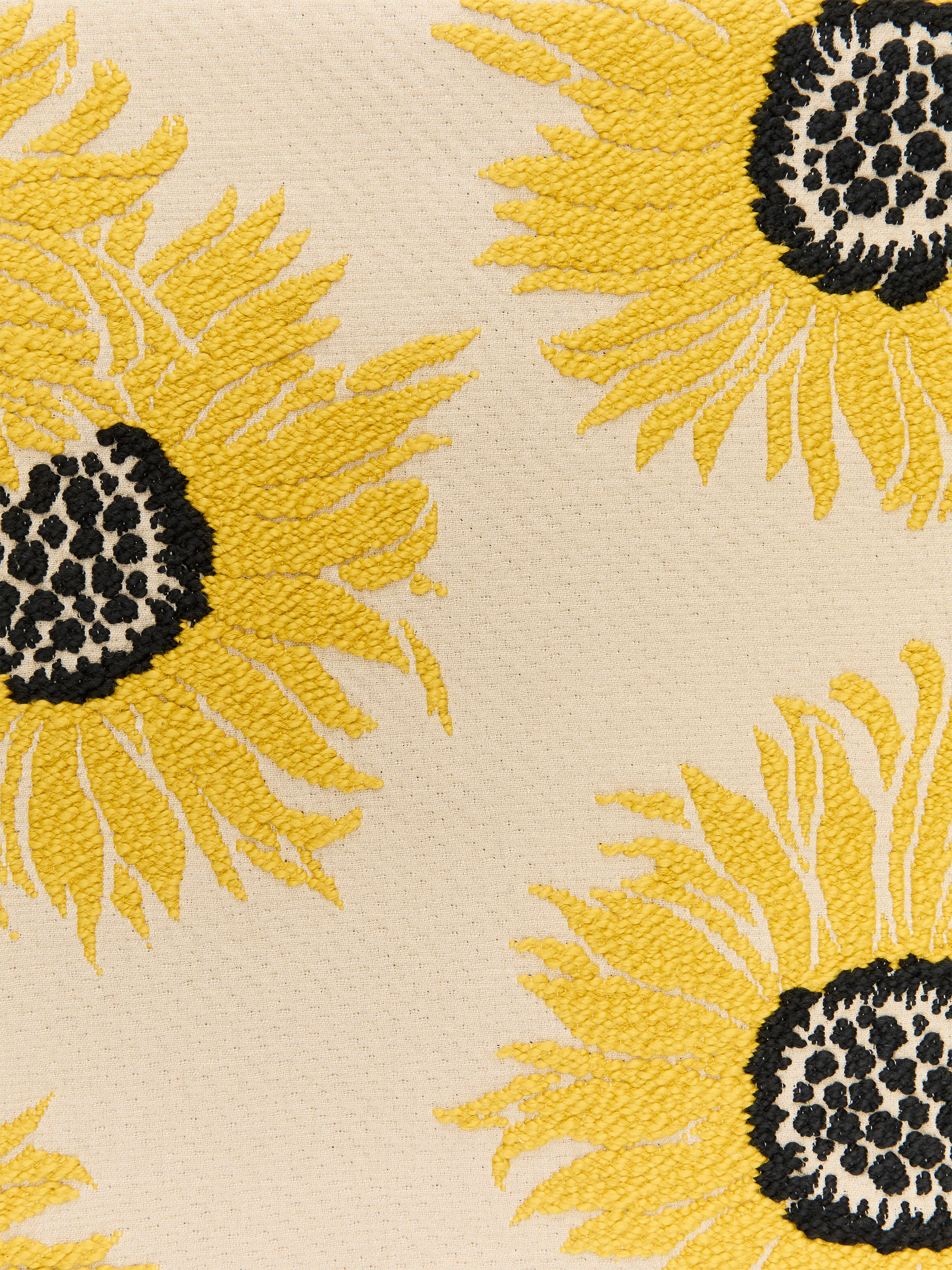 Funda de cojín bordada 50 x 50 cm - Beige/amarillo - Homeware - StillMedia/DescriptiveDetail - 2