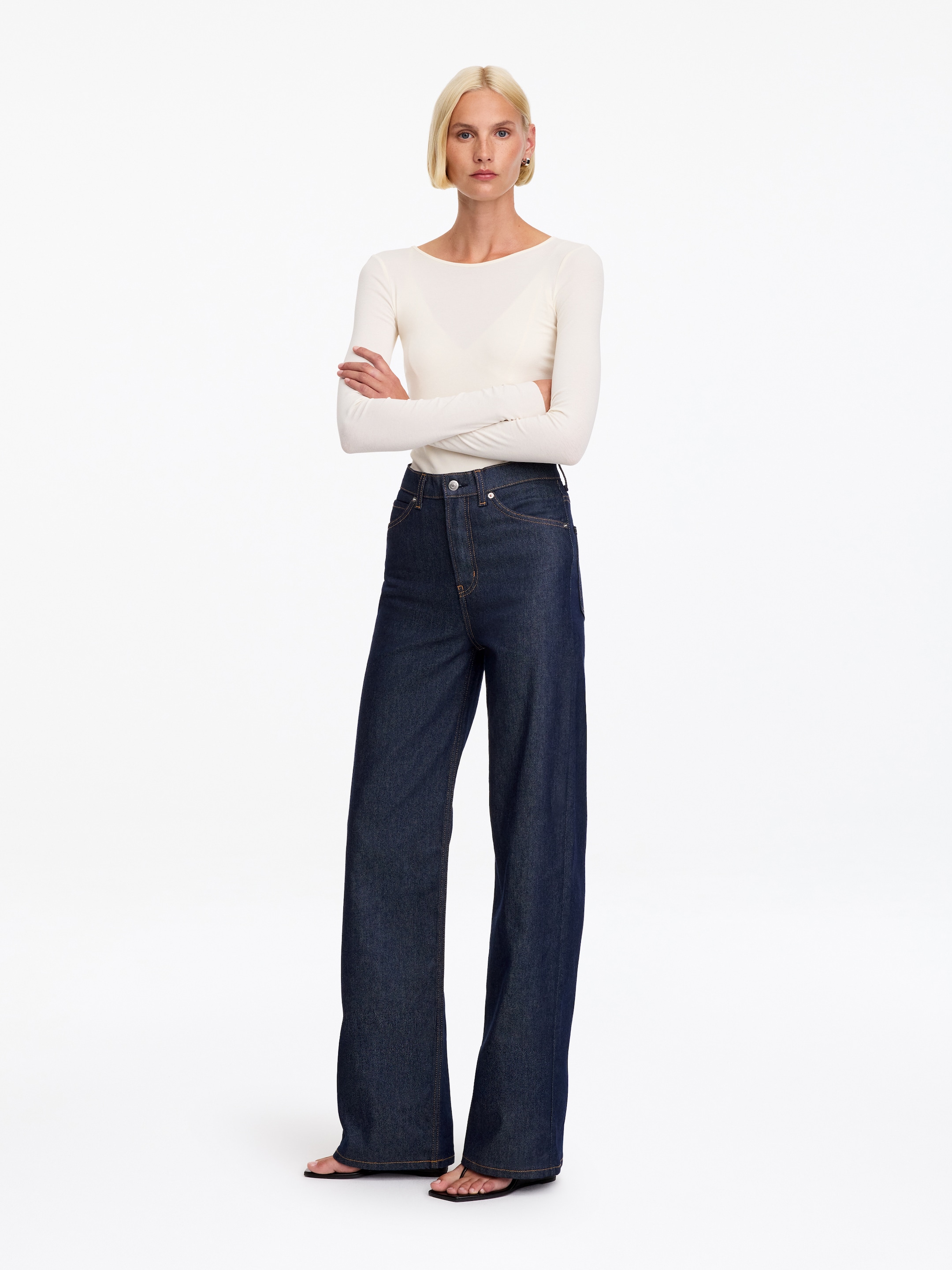 Vaqueros flared LUPINE - Azul oscuro - women - StillMedia/Lookbook - 13