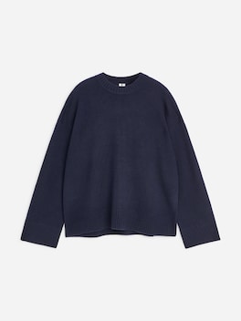 Oversize tröja i ren kashmir