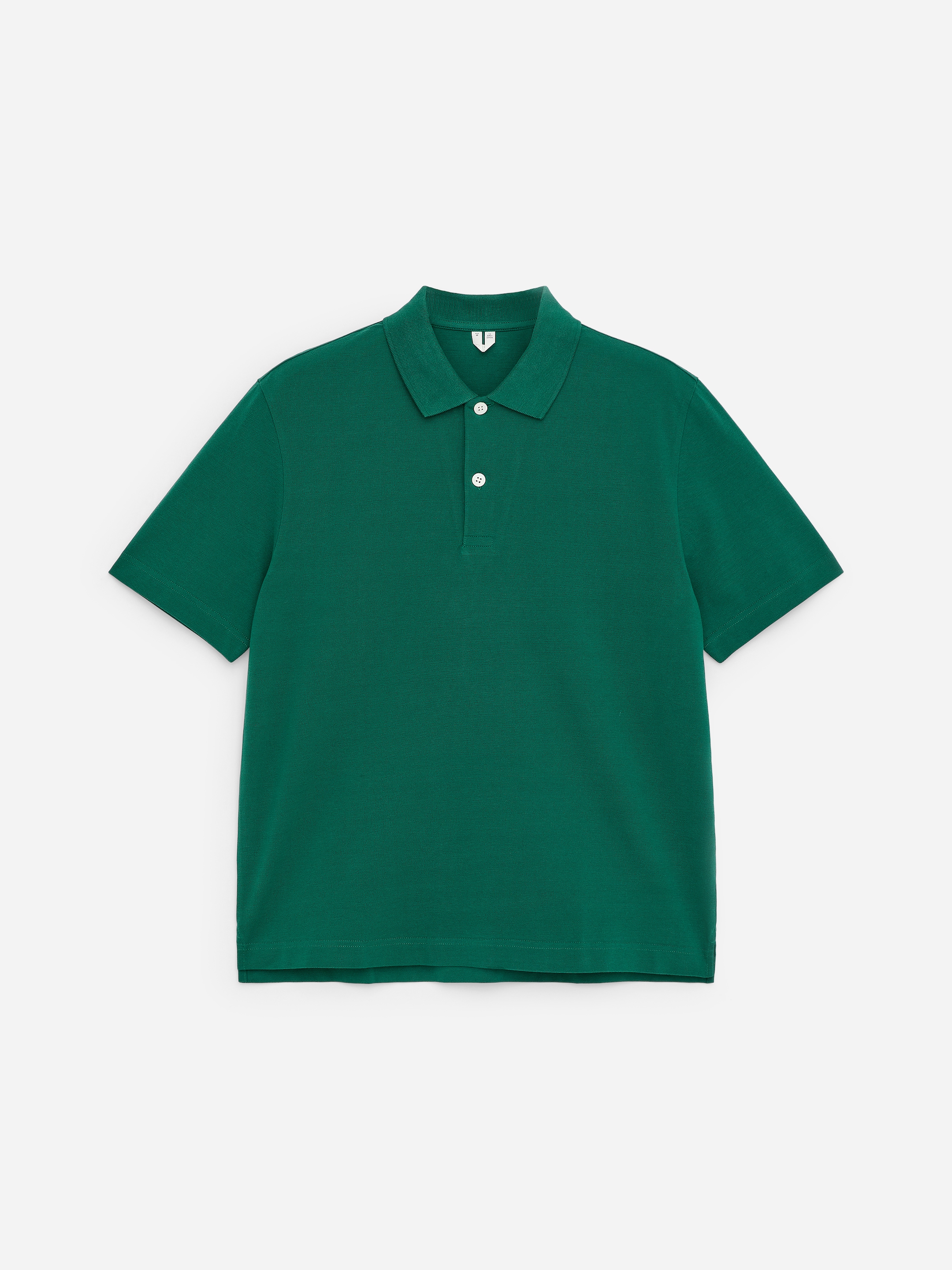 Piqué Polo Shirt - Green - Regular fit - Men - StillMedia/DescriptiveStillLife - 1