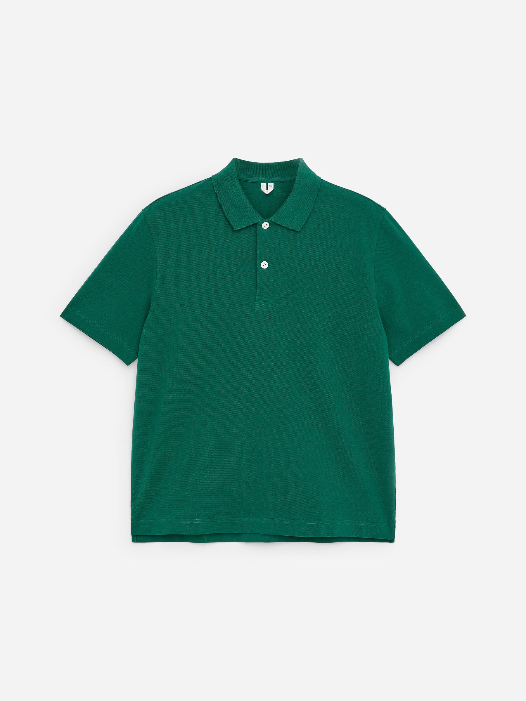 Piqué Polo Shirt - Green - Regular fit - Men - StillMedia/DescriptiveStillLife - 1
