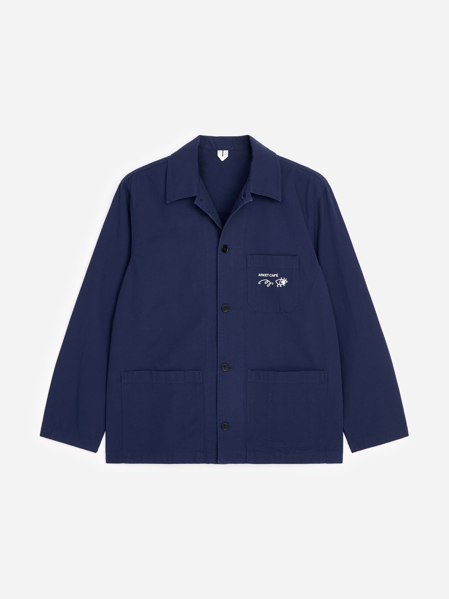 ARKET CAFÉ Cotton Overshirt-#21273C-19569