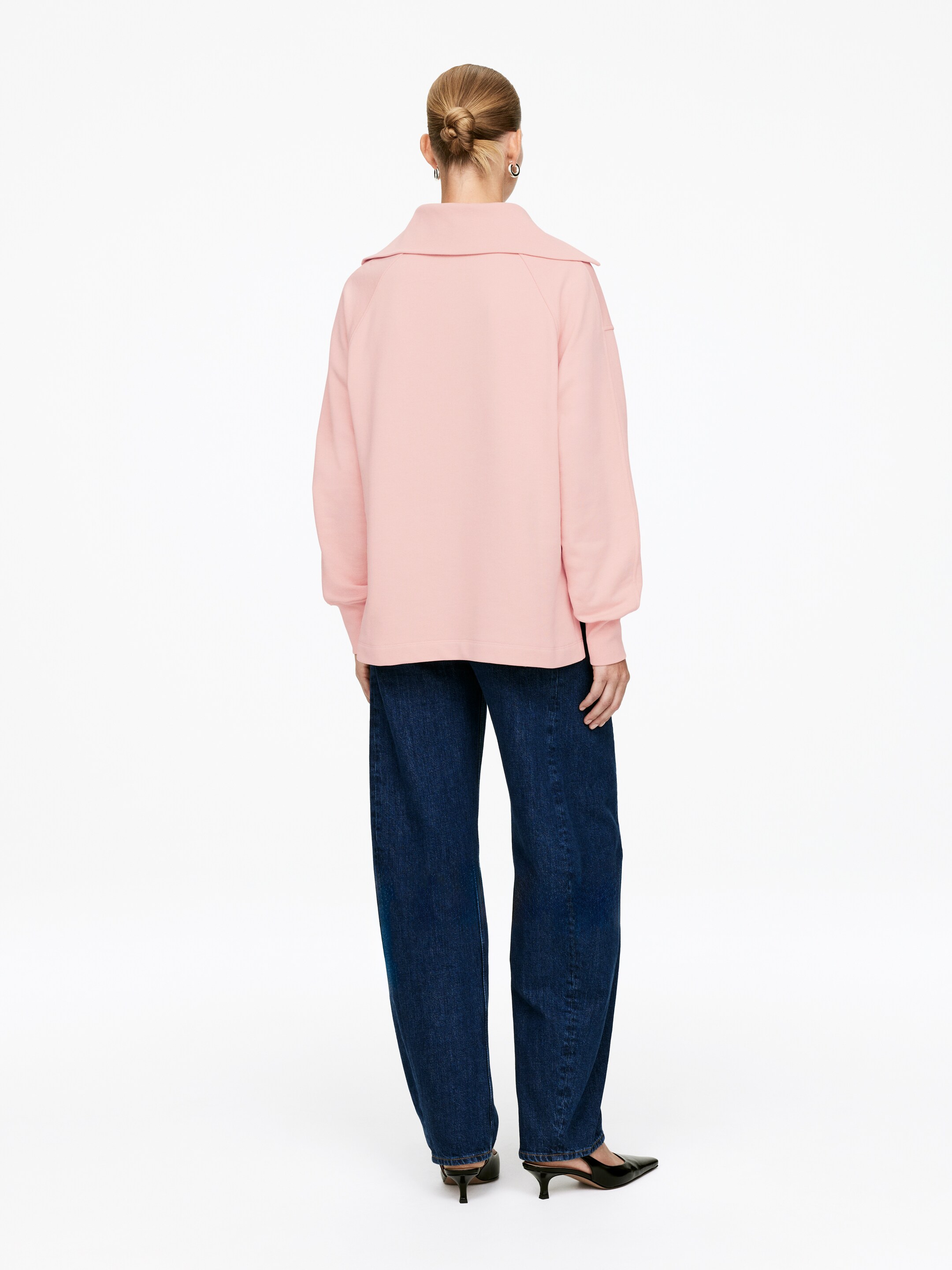 Visualizza immagine più grande: Felpa con mezza cerniera - Pesca - DONNA | H&M IT 3
