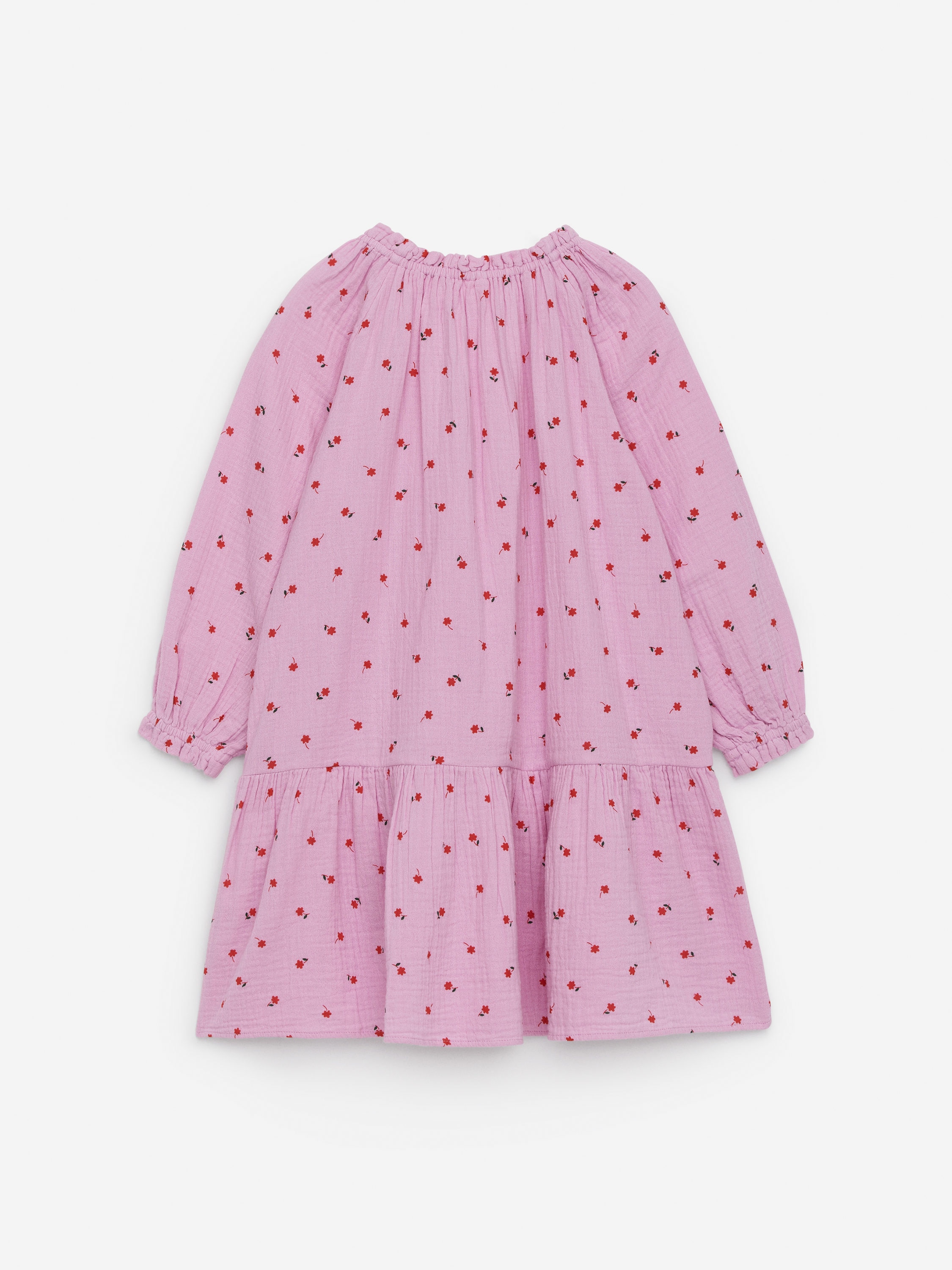 Muslin Dress - Pink/Floral - Loose fit - Children - StillMedia/DescriptiveStillLife - 2