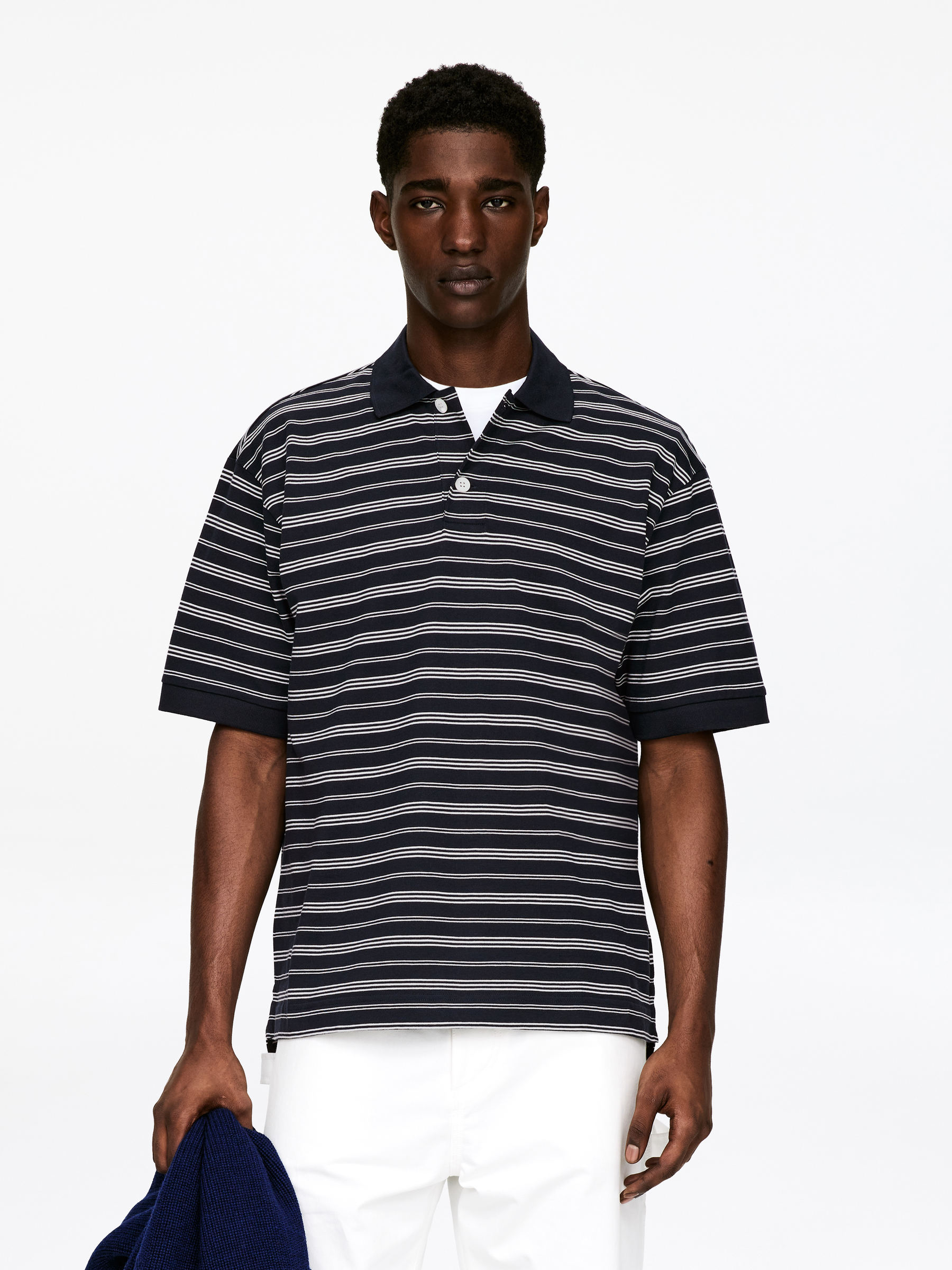 Cotton Polo Shirt-#272930-15120
