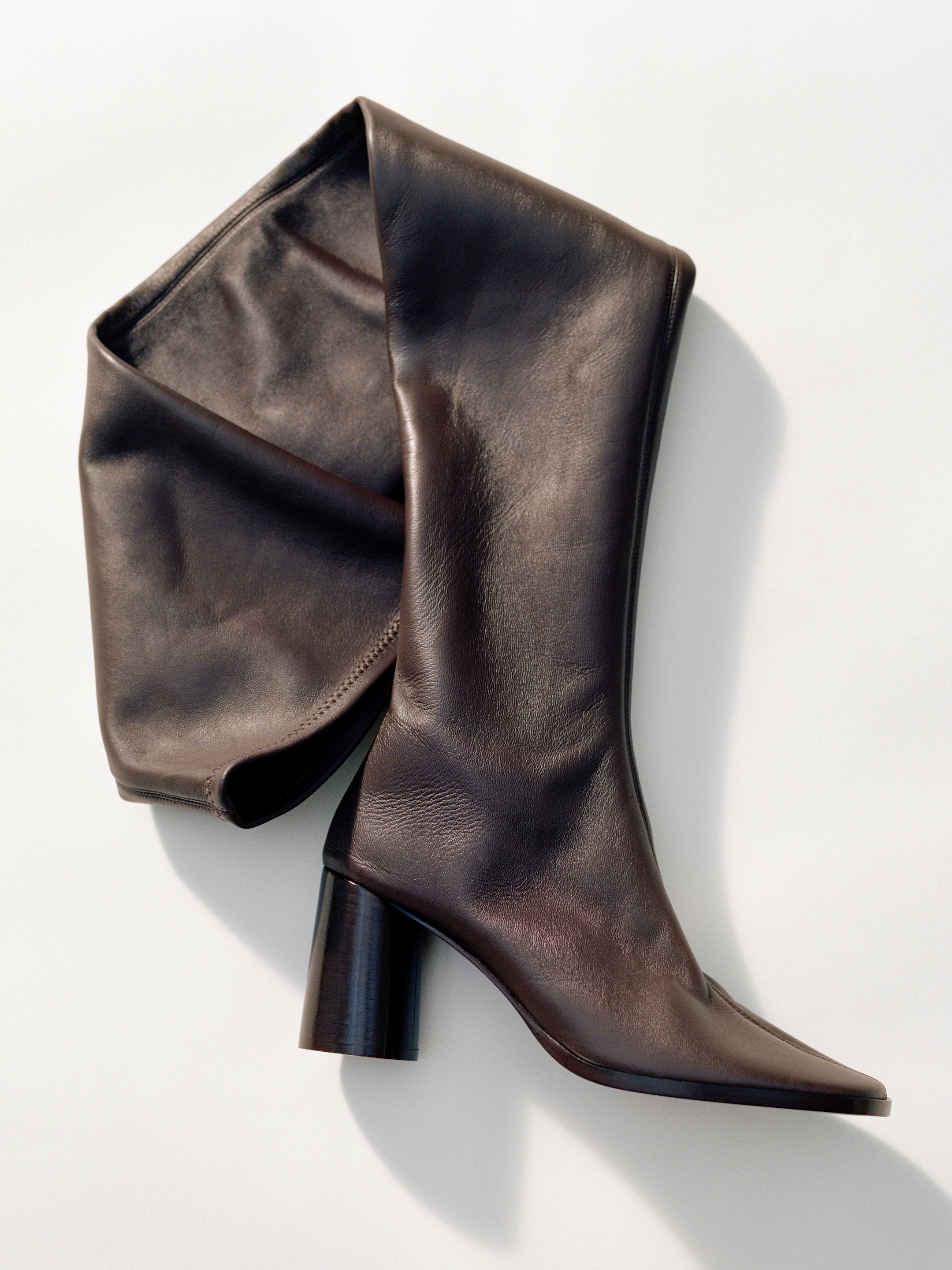 Botas de piel elástica por encima de la rodilla - Marrón - women - StillMedia/Environmental - 1