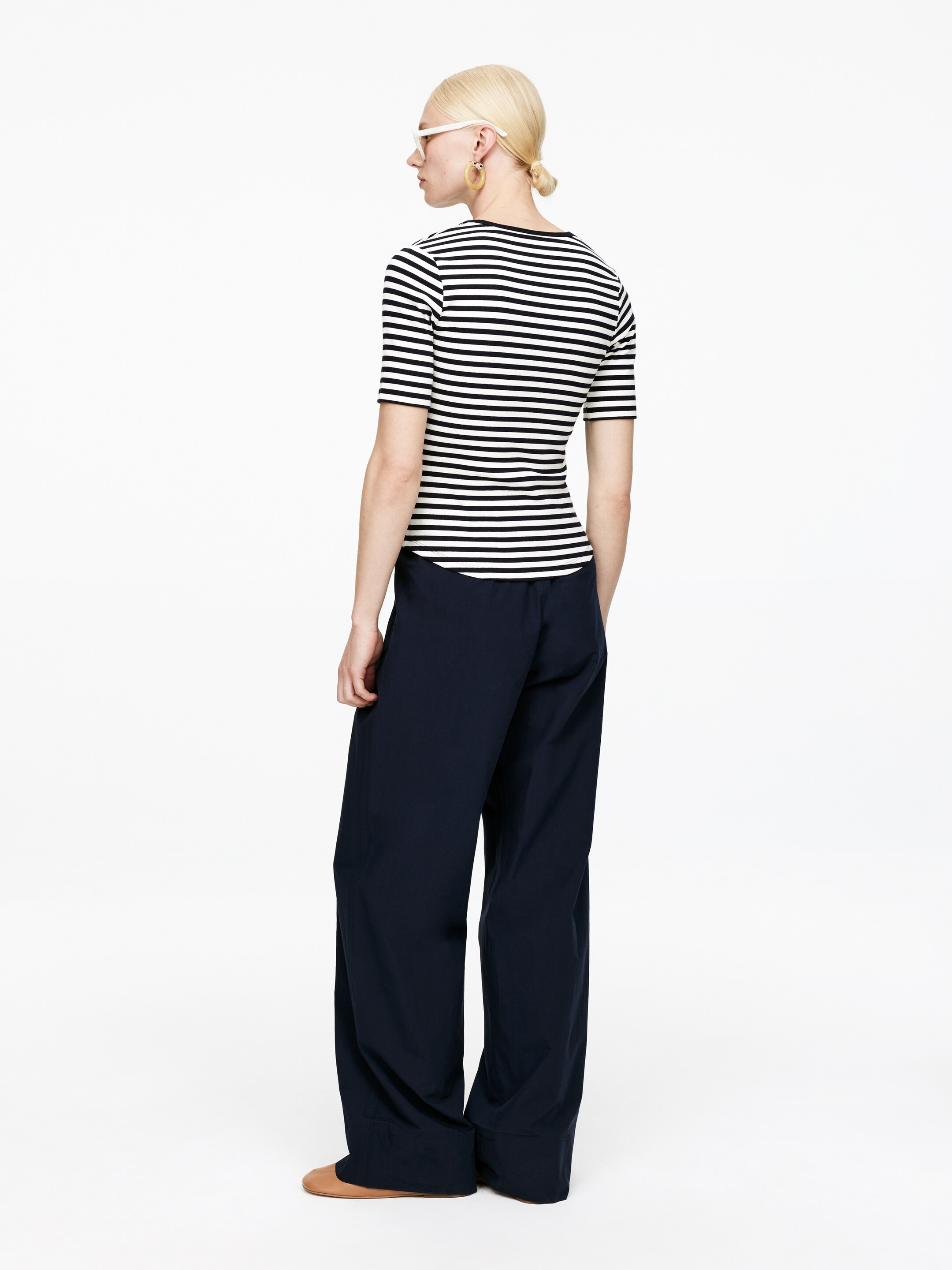 Größeres Bild anzeigen: Baumwollhose - Dunkelblau - Ladies | H&M AT 2