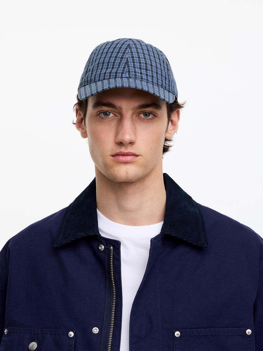 ARKET Men's  Poplin Baseball Cap Blue,  