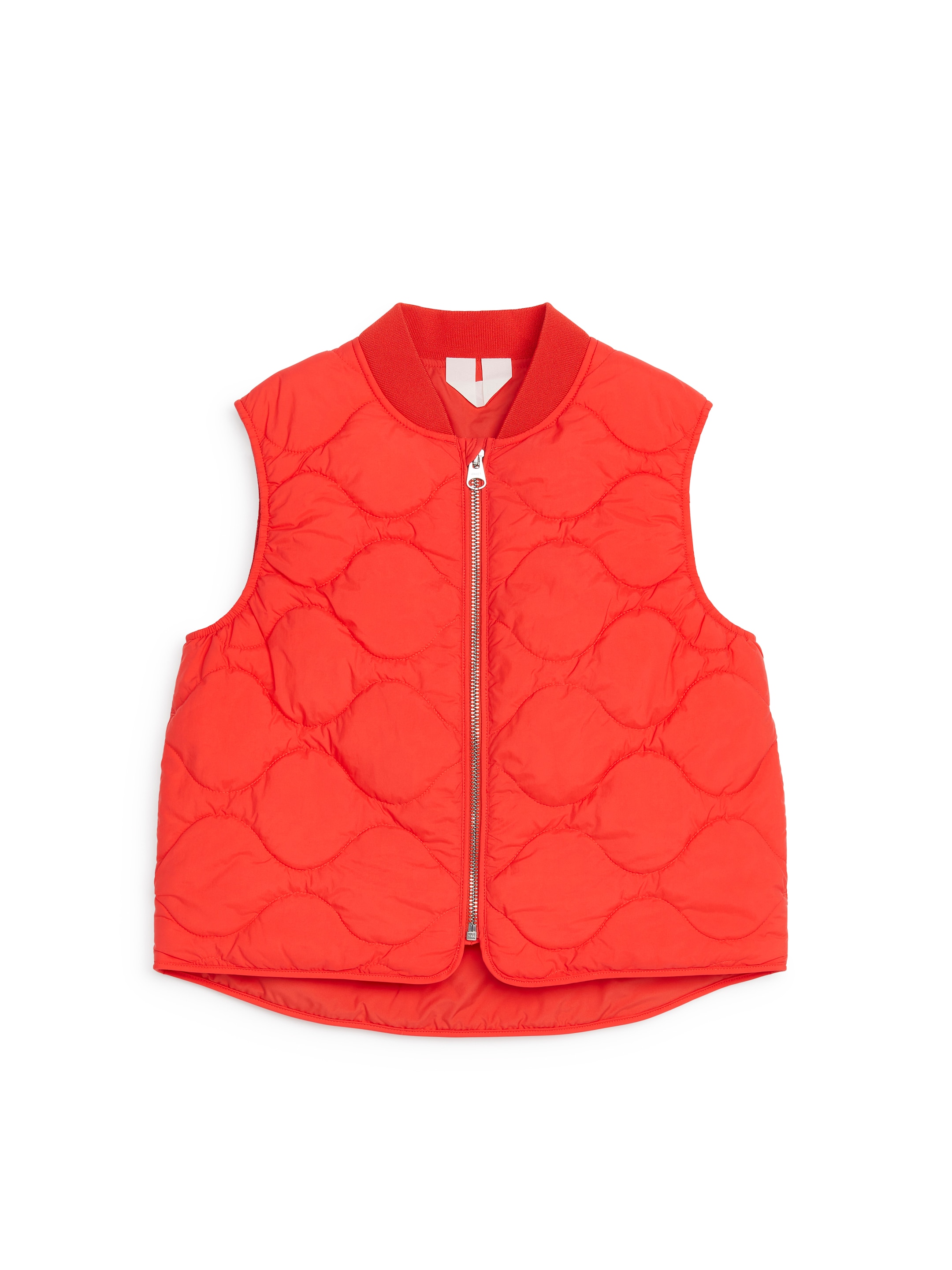 Quilted Vest - Bright Red - Regular fit - Children - StillMedia/DescriptiveStillLife - 3