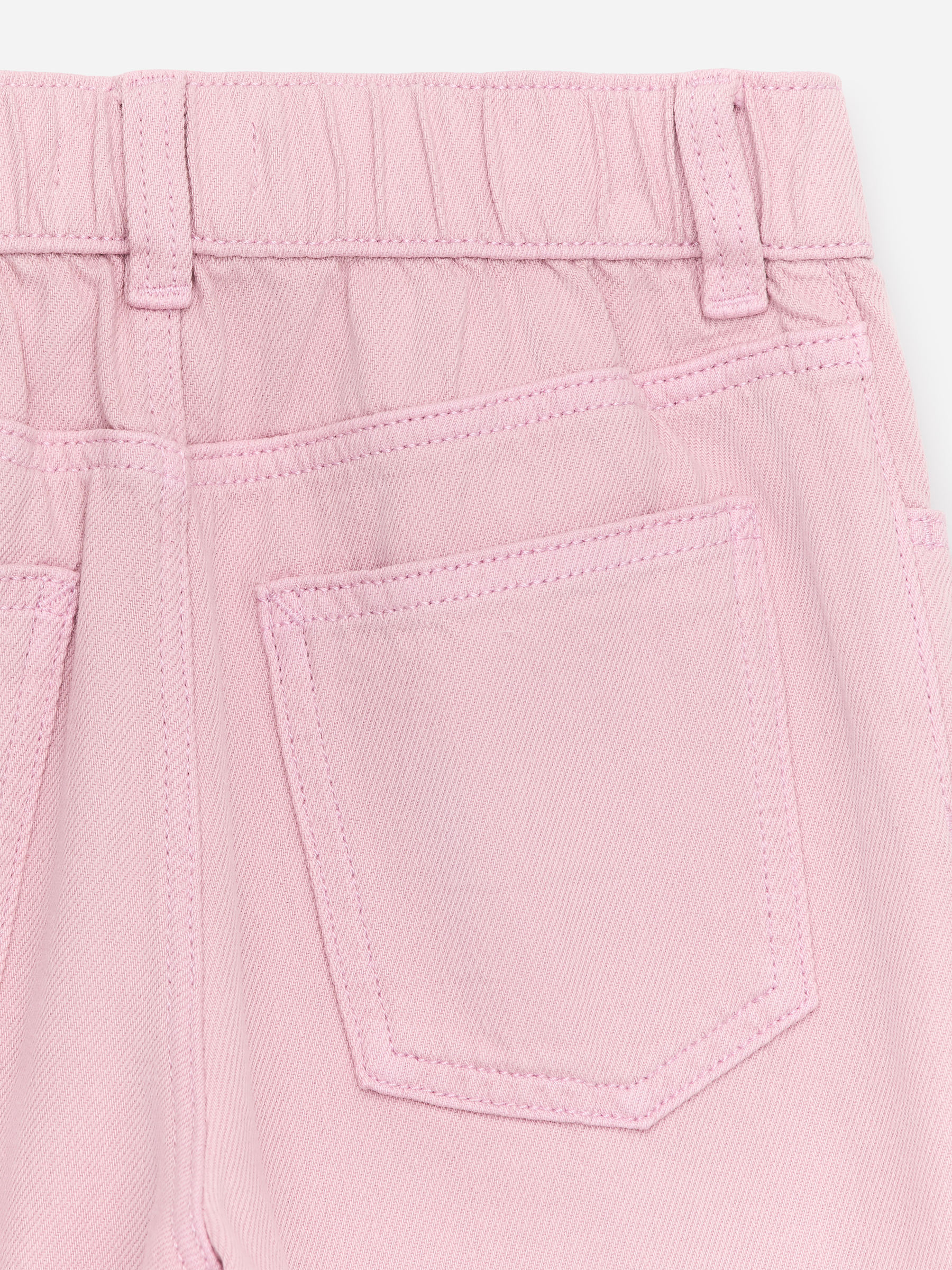 Wide Denim Trousers - Pink - Relaxed fit - Children - StillMedia/DescriptiveDetail - 1