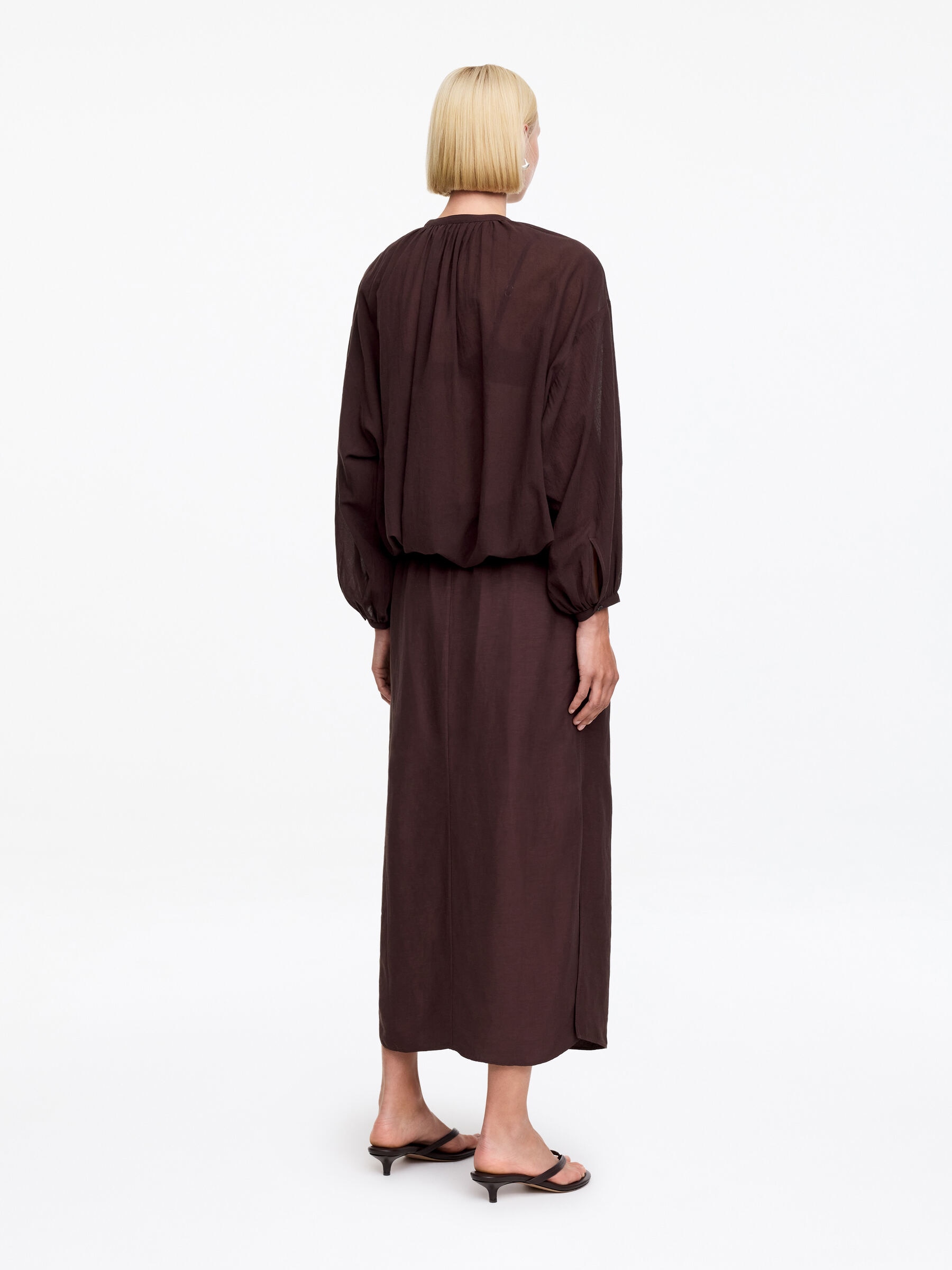 Pull-on-Rock aus Leinenmischung - Braun - Regular Fit - Damen - StillMedia/Lookbook - 3