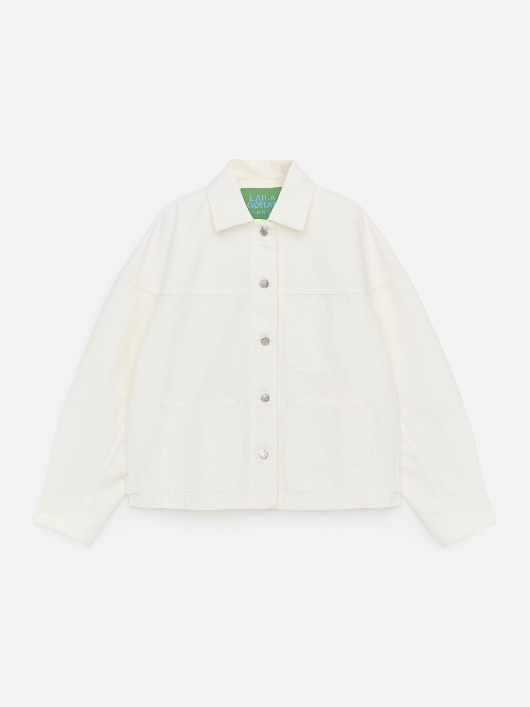 ARKET and Laila Gohar Work Jacket - Off White - Loose fit - Women - StillMedia/DescriptiveStillLife - 1