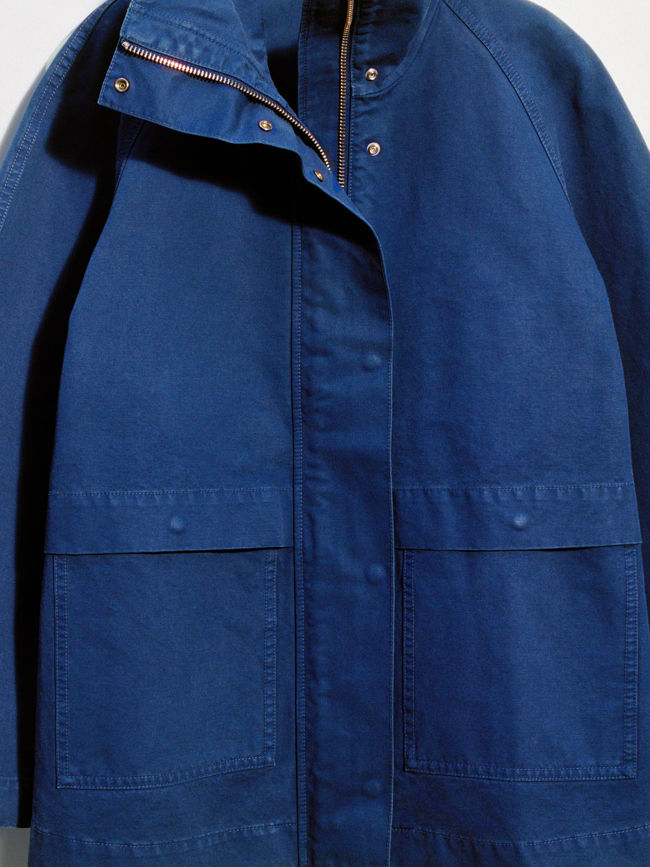 Workwear-Jacke aus Baumwolle - Dunkelblau - Relaxed Fit - Women - StillMedia/Environmental - 1