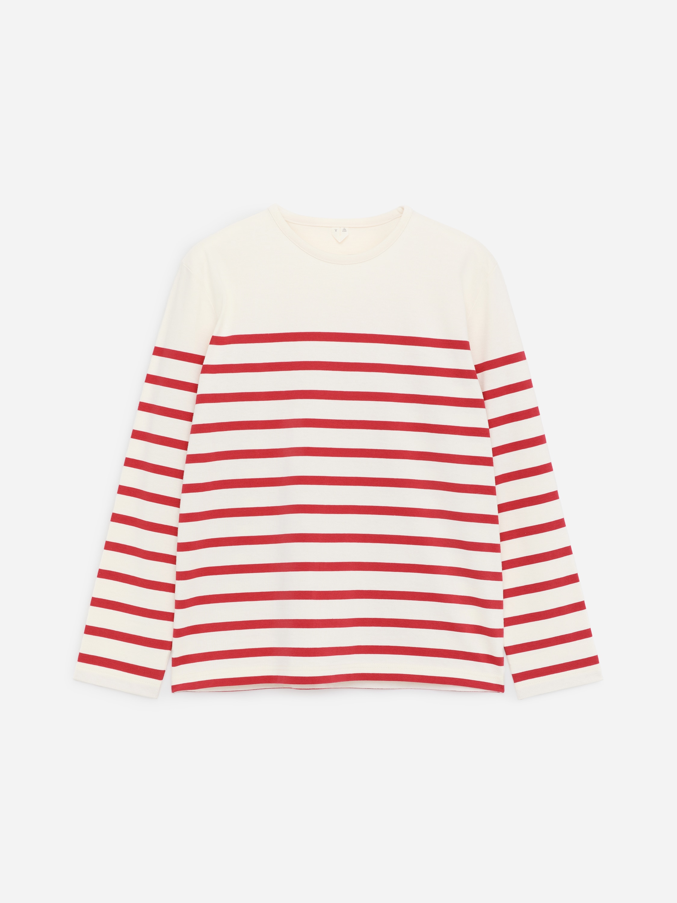 Camisola de manga comprida - Vermelho/branco/Branco-sujo/azul-escuro