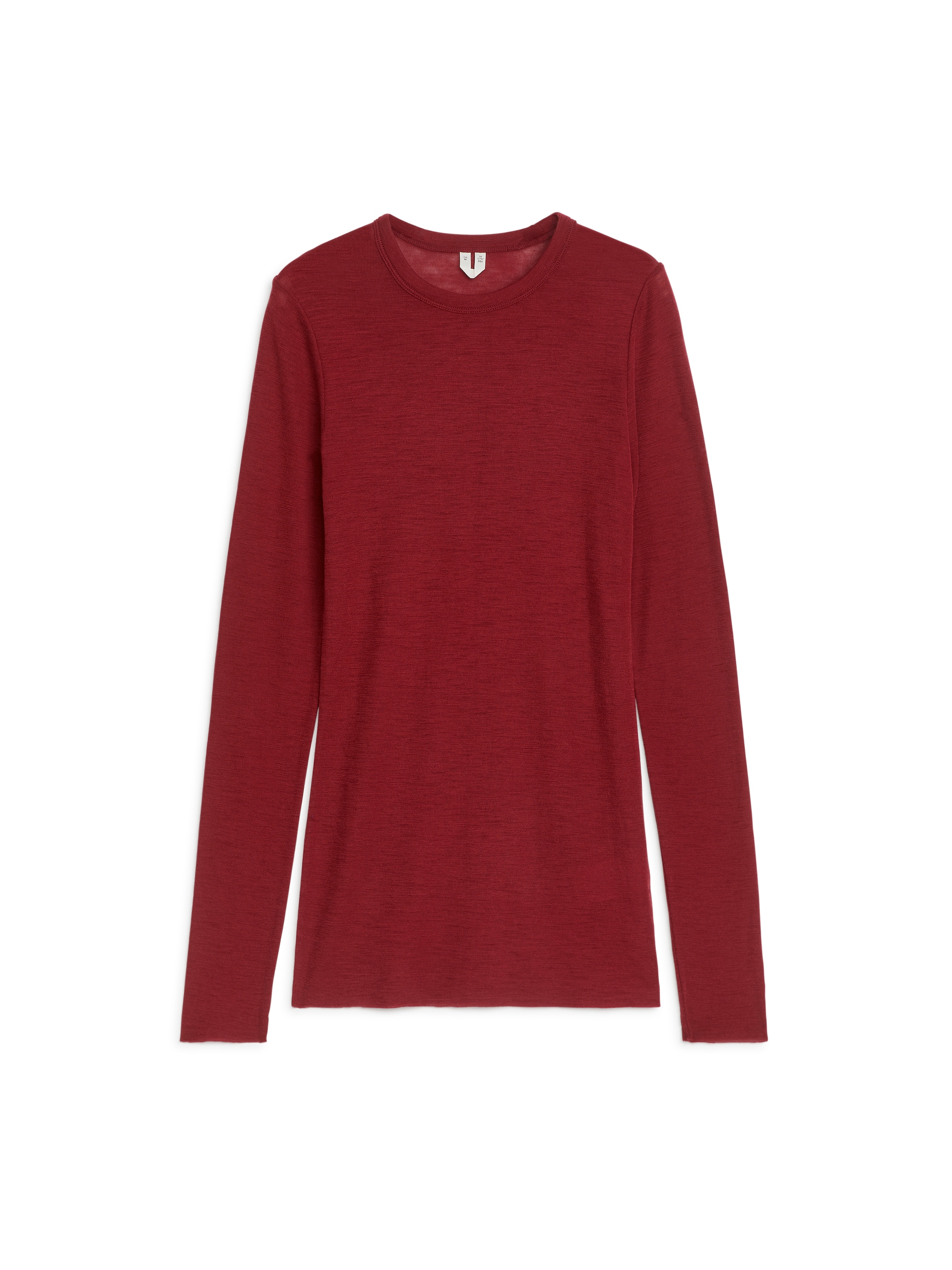 Größeres Bild ansehen: Langärmliges Oberteil aus Merinowolle - Rostrot - Ladies | H&M DE 1