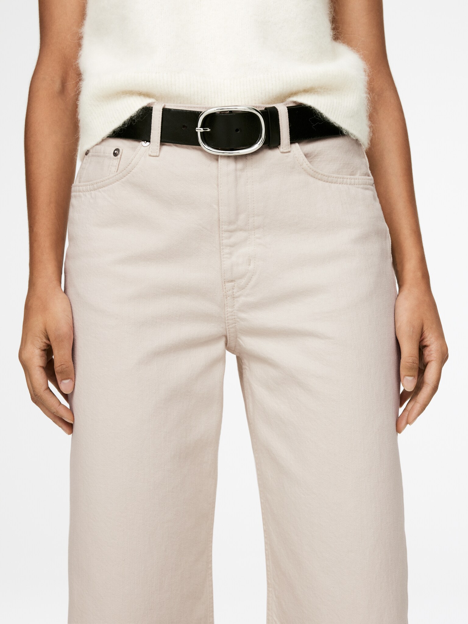 CORAL Wide Jeans - Cremeweiß/Dunkelblau/Beige/Blau - 4