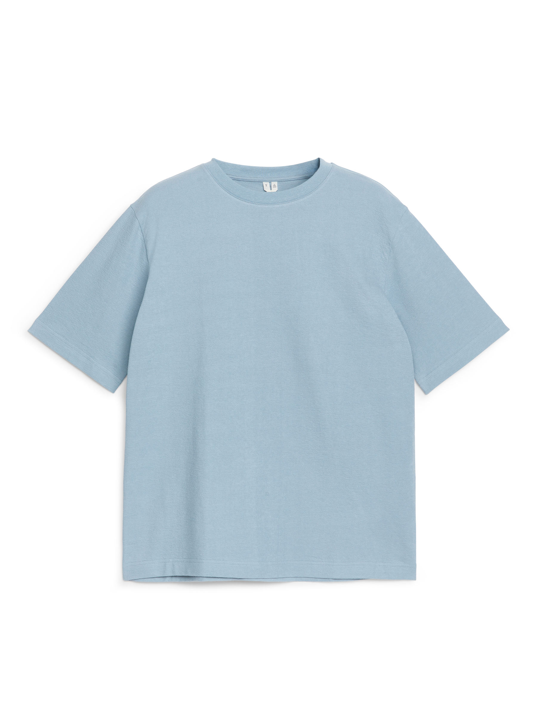 T-Shirt aus Bouclé-Jersey - Hellblau - Relaxed Fit - Herren - StillMedia/DescriptiveStillLife - 1