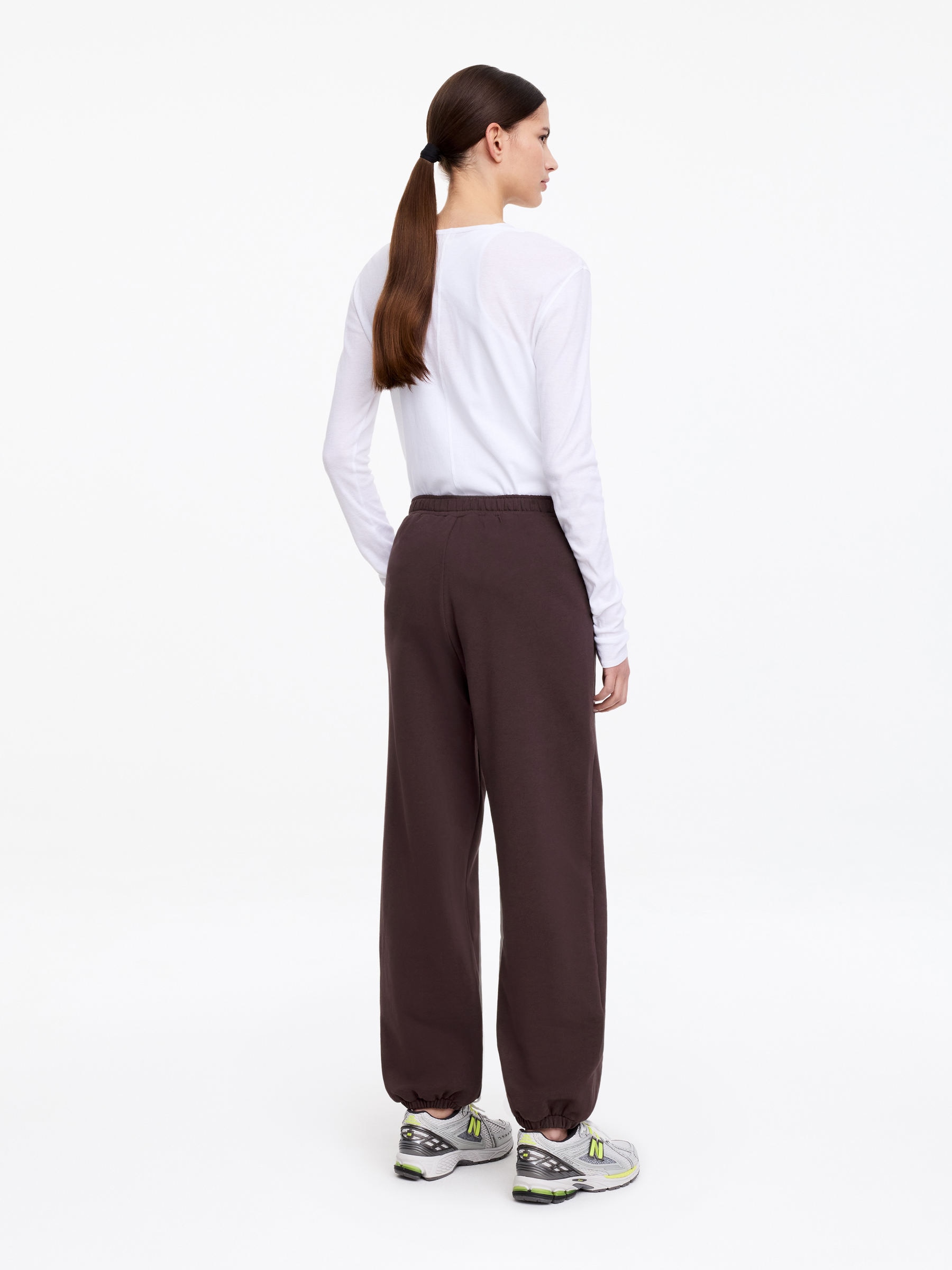 Jogginghose aus Frottee - Braun - Regular Fit - Women - StillMedia/Lookbook - 4