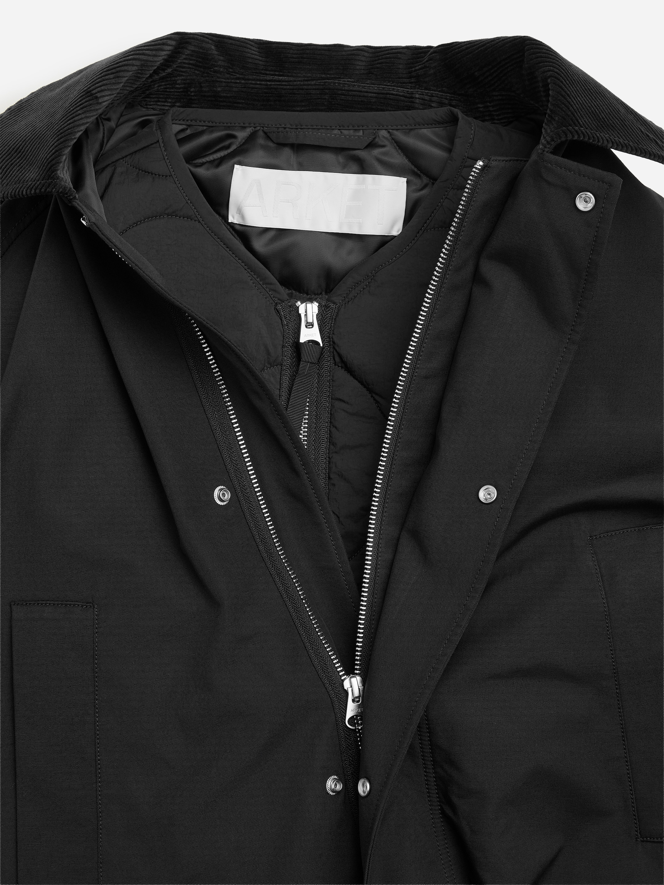 Gilet con imbottitura trapuntata - Nero - Regular fit - men - StillMedia/DescriptiveStillLife - 55