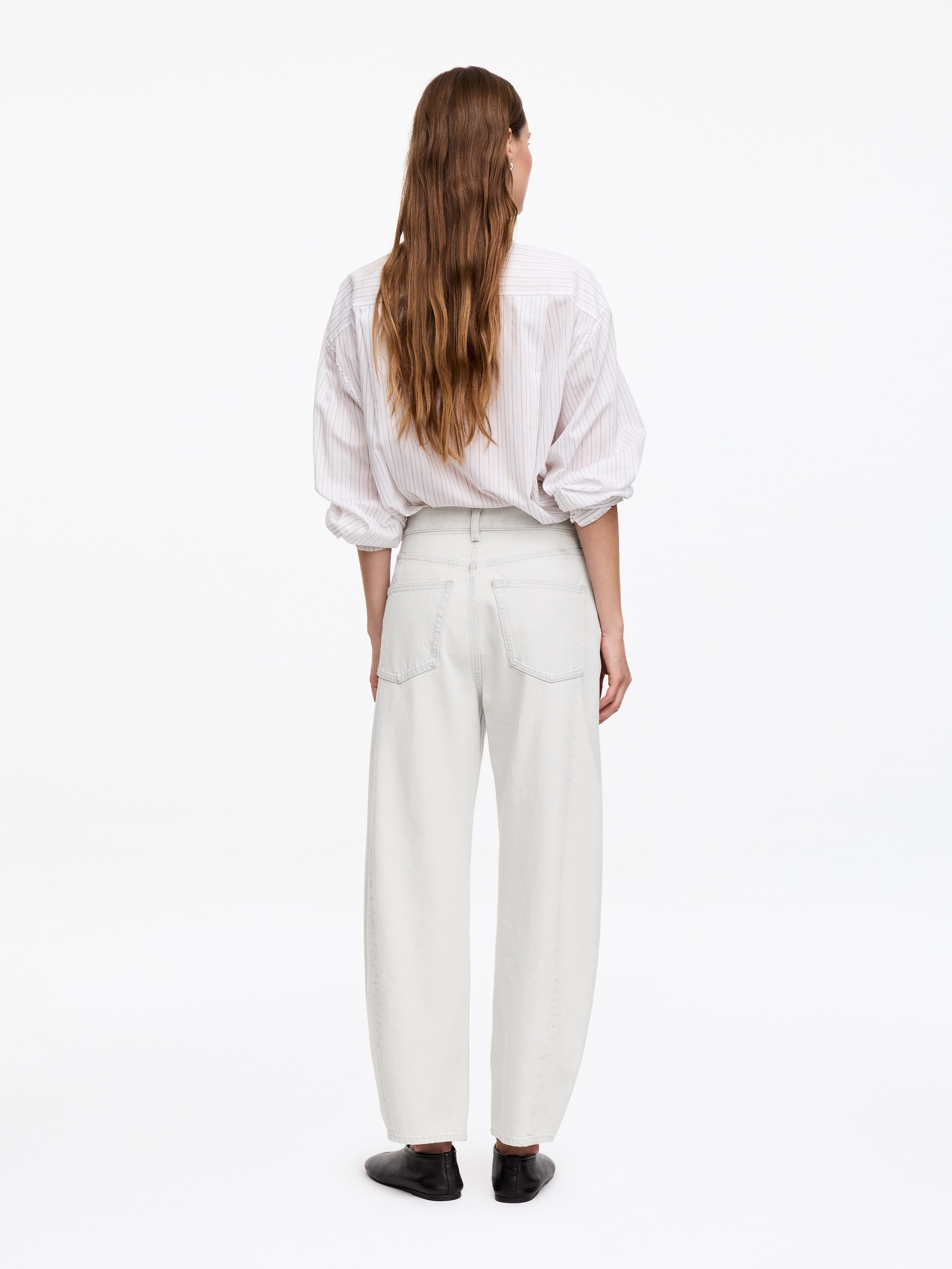 Vaqueros de pernera barril BLOOM - Blanco roto - Corte relajado - Women - StillMedia/Lookbook - 10