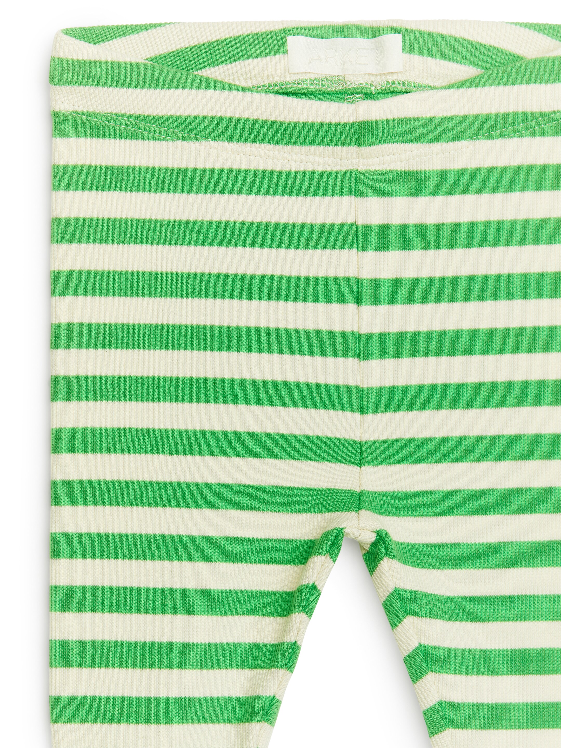 Grotere afbeelding bekijken: Geribde legging - Wit/groen - KINDEREN | H&M NL 3