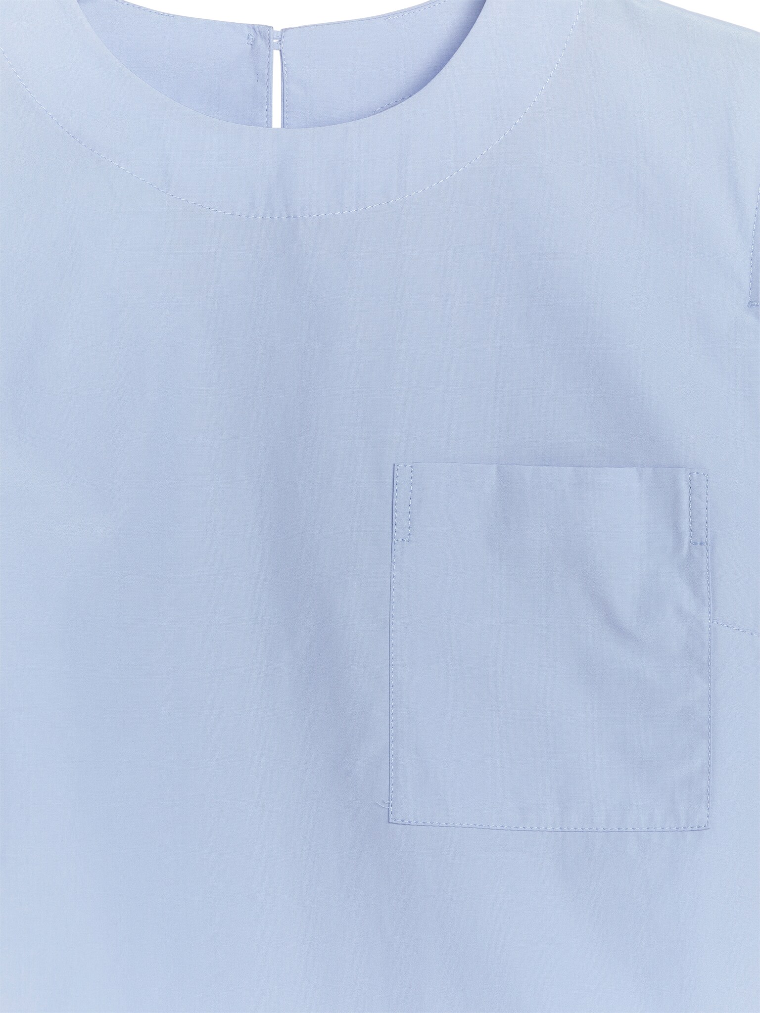 Cotton Blouse - Light Blue - 2