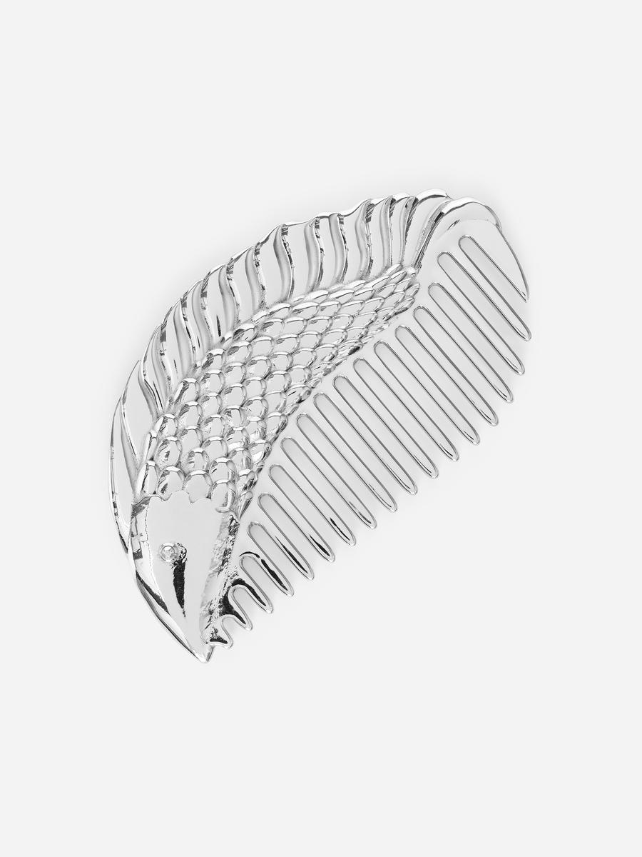 Arket Kvinders Silver-Coloured Sculptural Comb -, Nosize