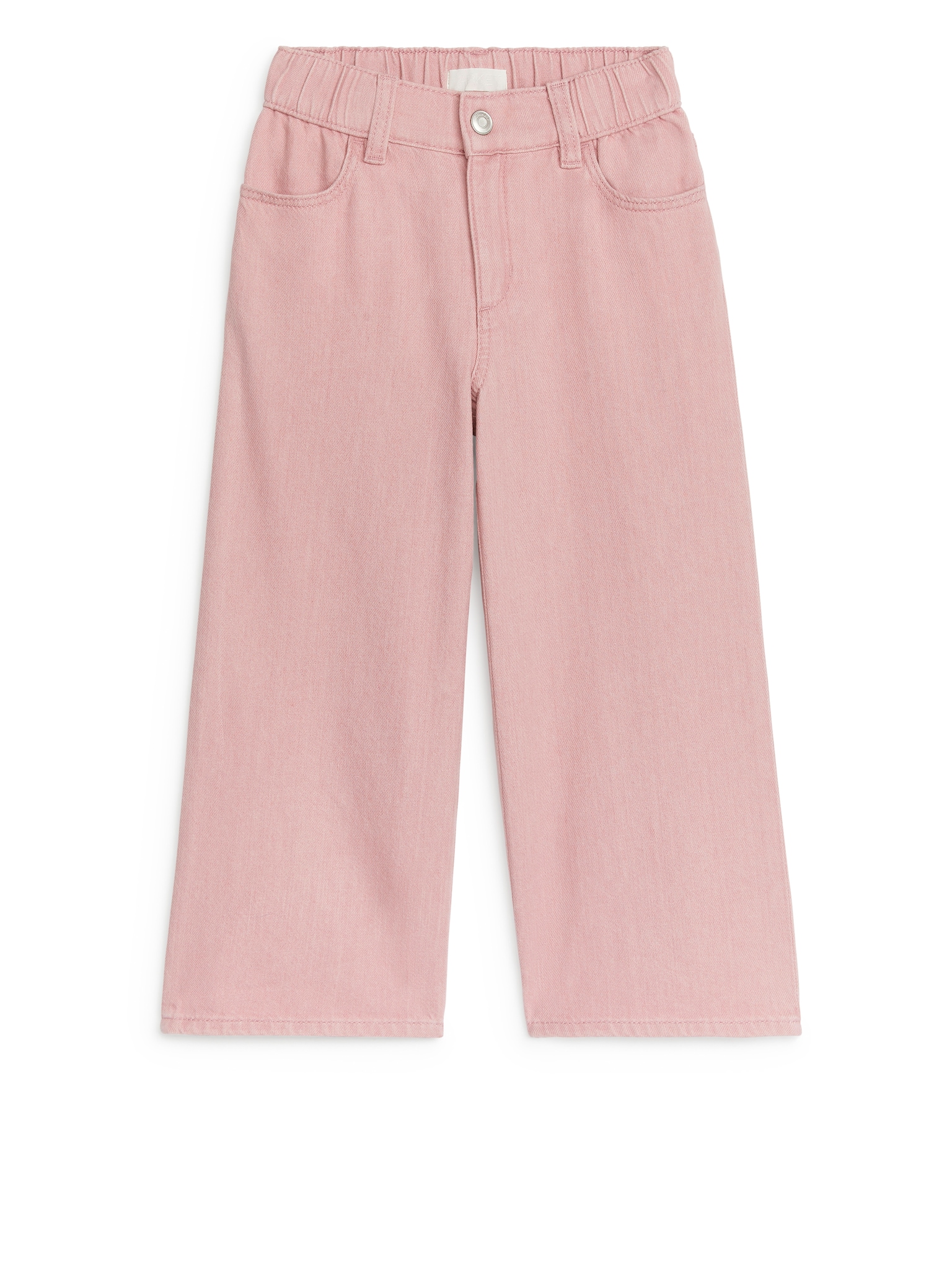 Byxa i denim med vida ben - Dimrosa/Lila/Blå/Svart/Gul/Blå/Lila