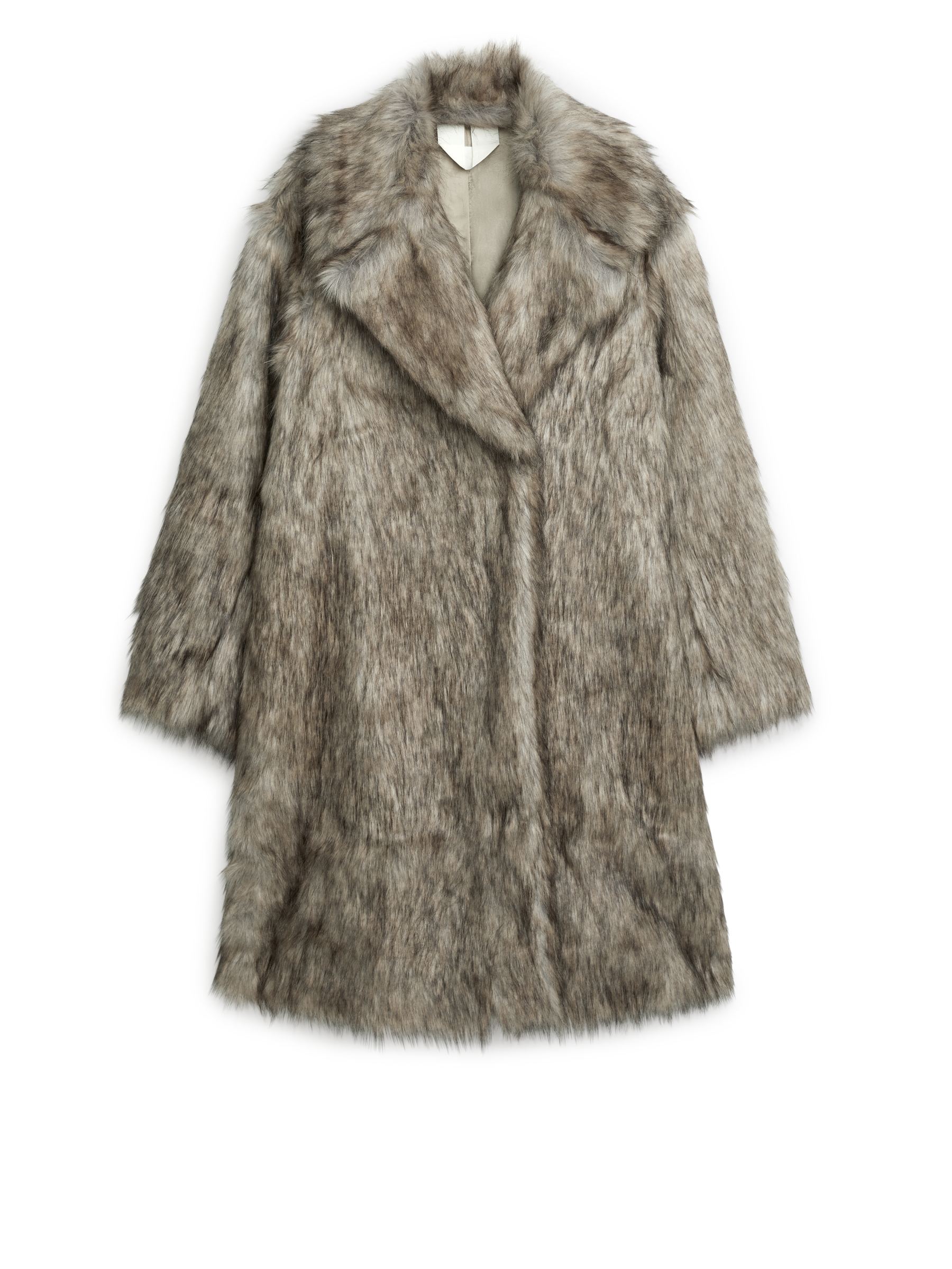 Faux Fur Coat H Und M Wintermantel Damen Mantel Lammfellimitat