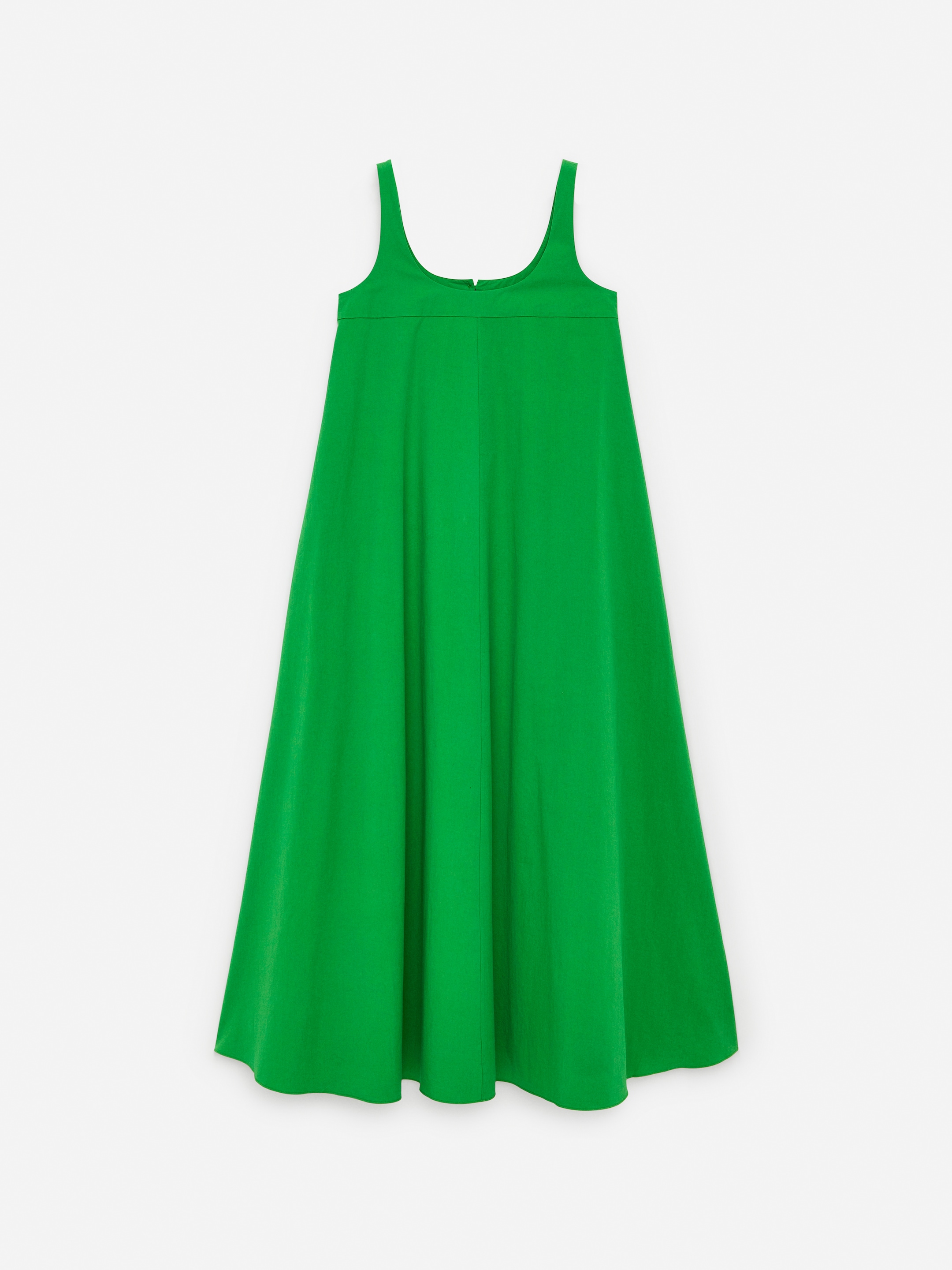 Cotton Maxi Dress - Green - Regular fit - Women - StillMedia/DescriptiveStillLife - 1