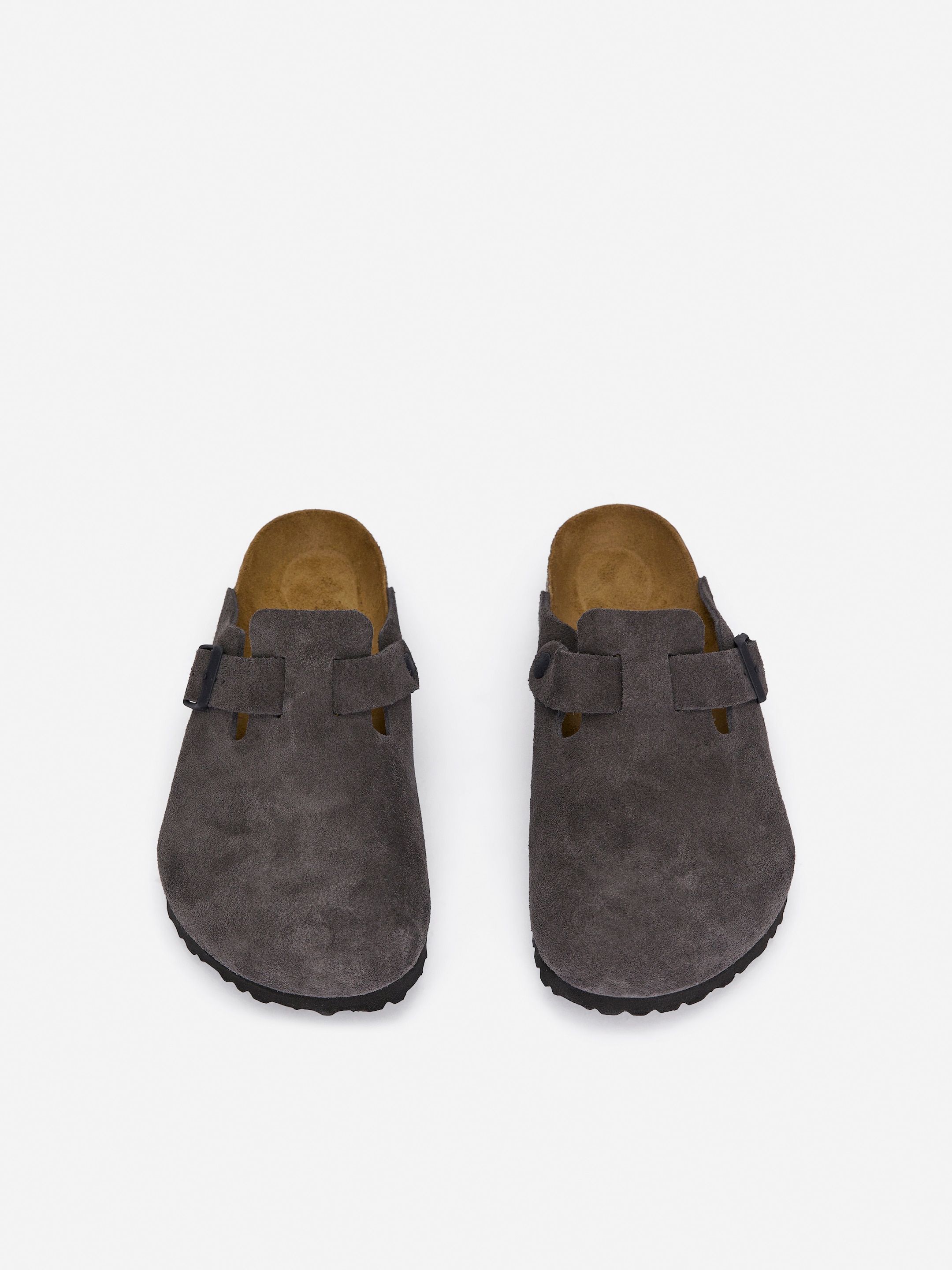 Birkenstock Boston sandaler i mocka - Grå - Men - StillMedia/DescriptiveStillLife - 5