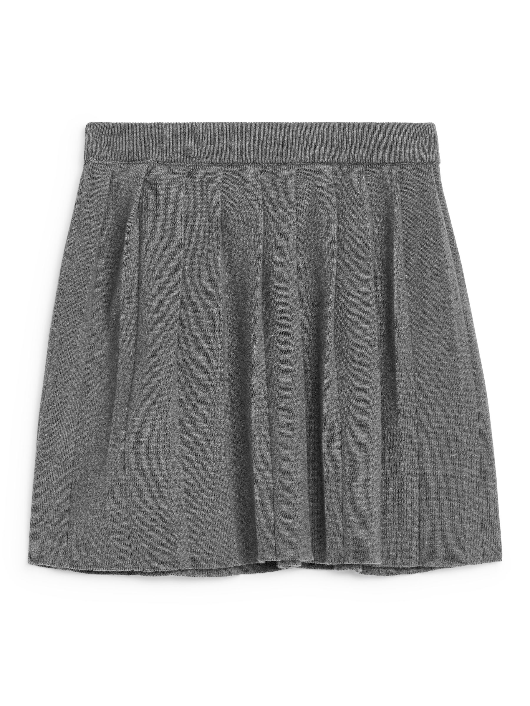 Pleated Knit Skirt - Grey - Children - StillMedia/DescriptiveStillLife - 3